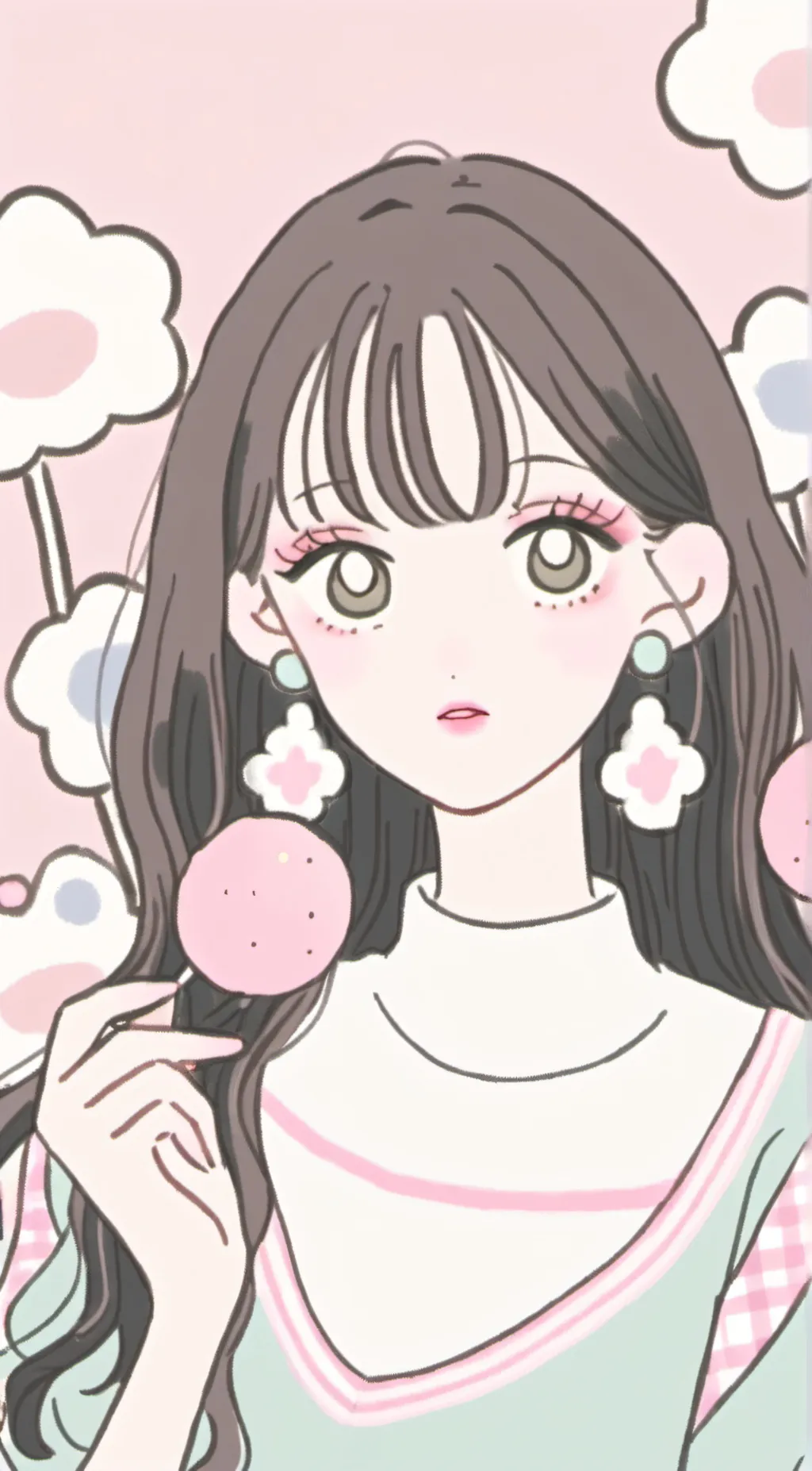 ai character: kika  background