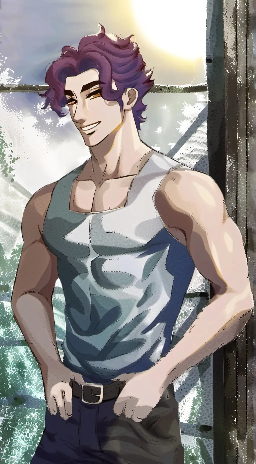 ai character: fashion  background