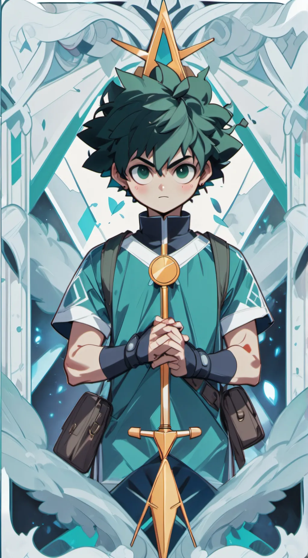 ai character: Deku background