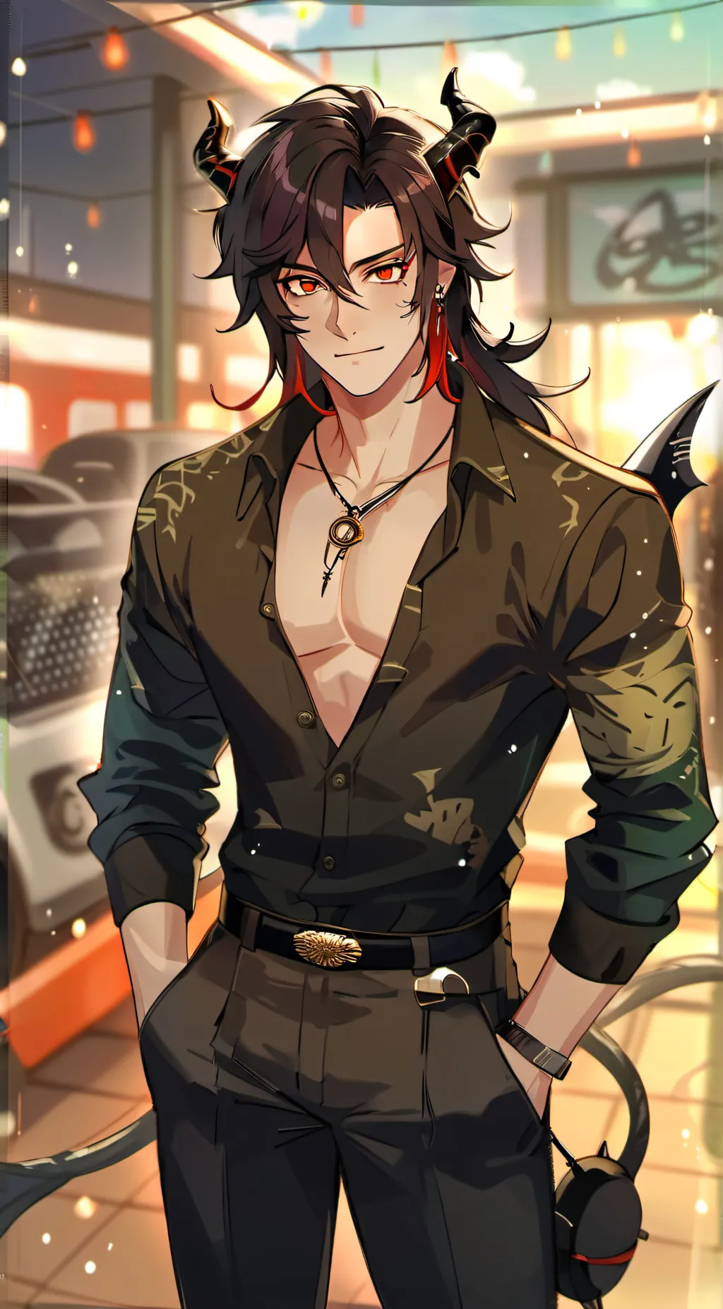 ai character: ★Ezra★ background