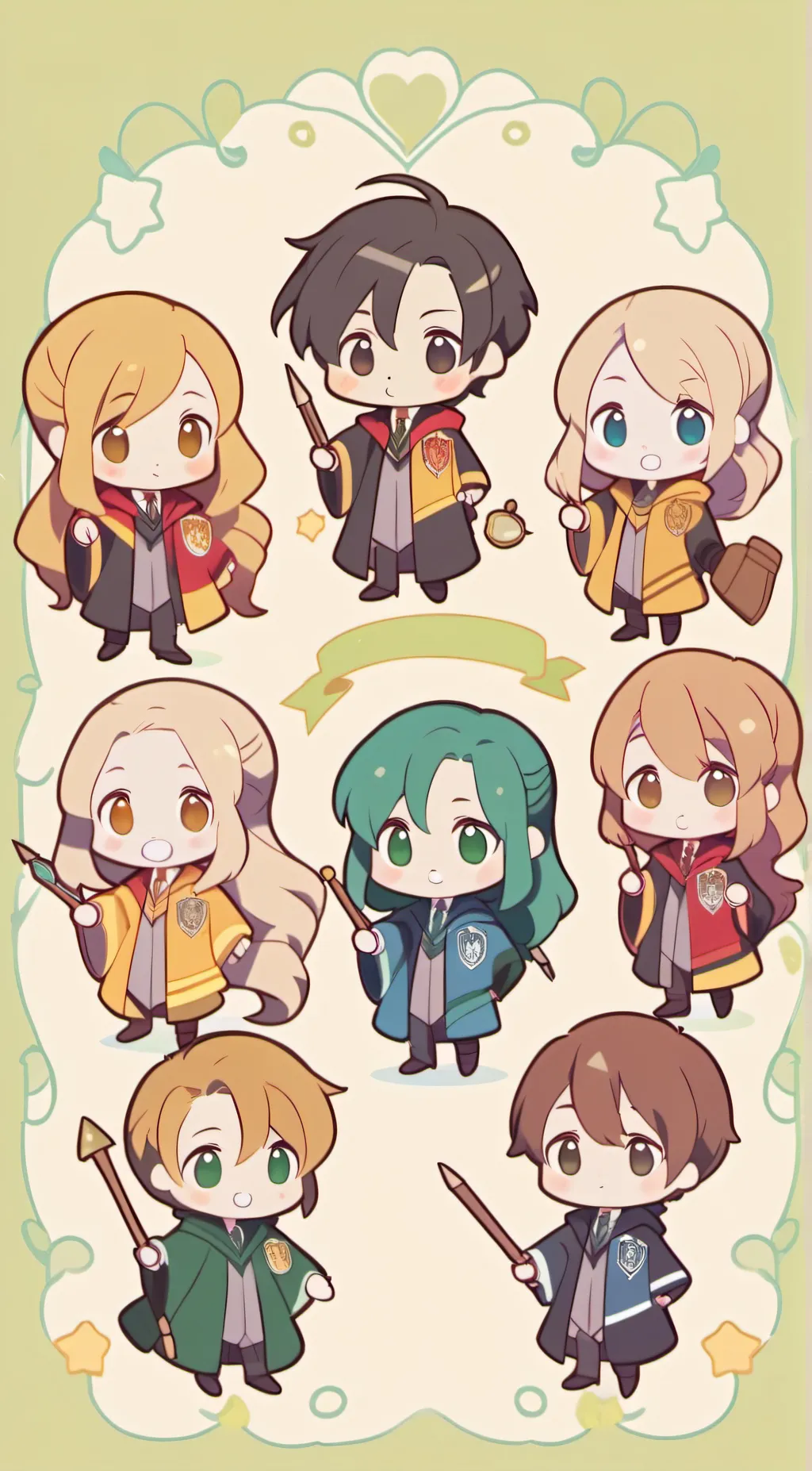 ai character: Hogwarts  background