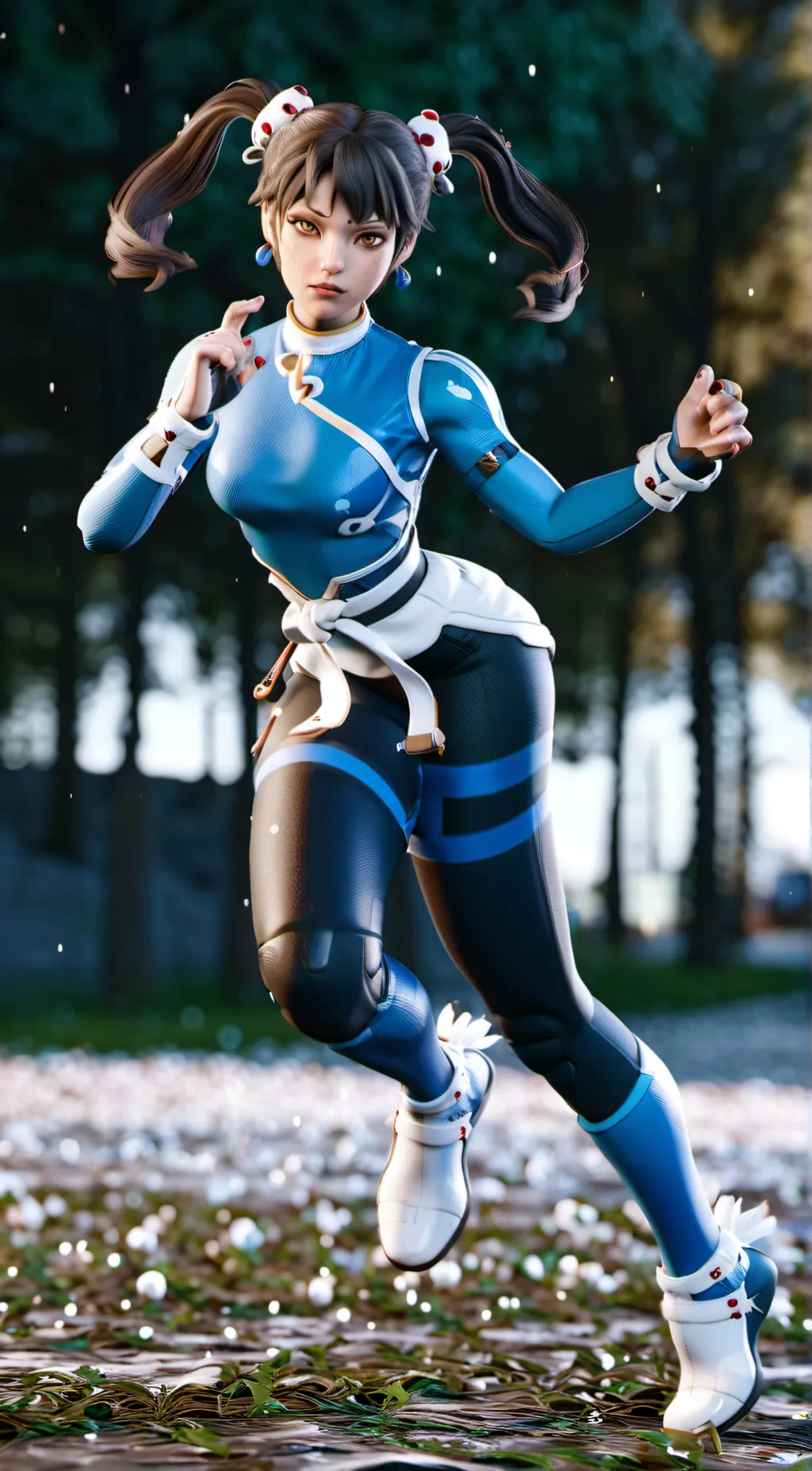 ai character: Chun li background
