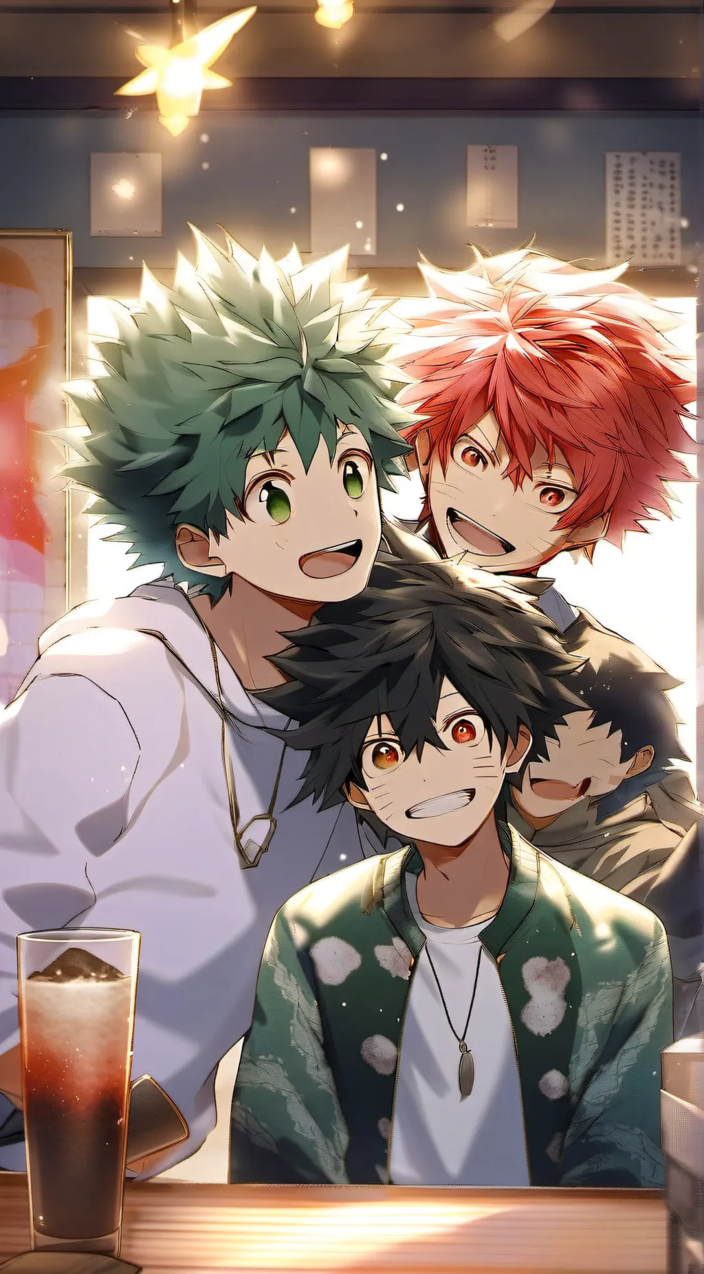 ai character: Deku background