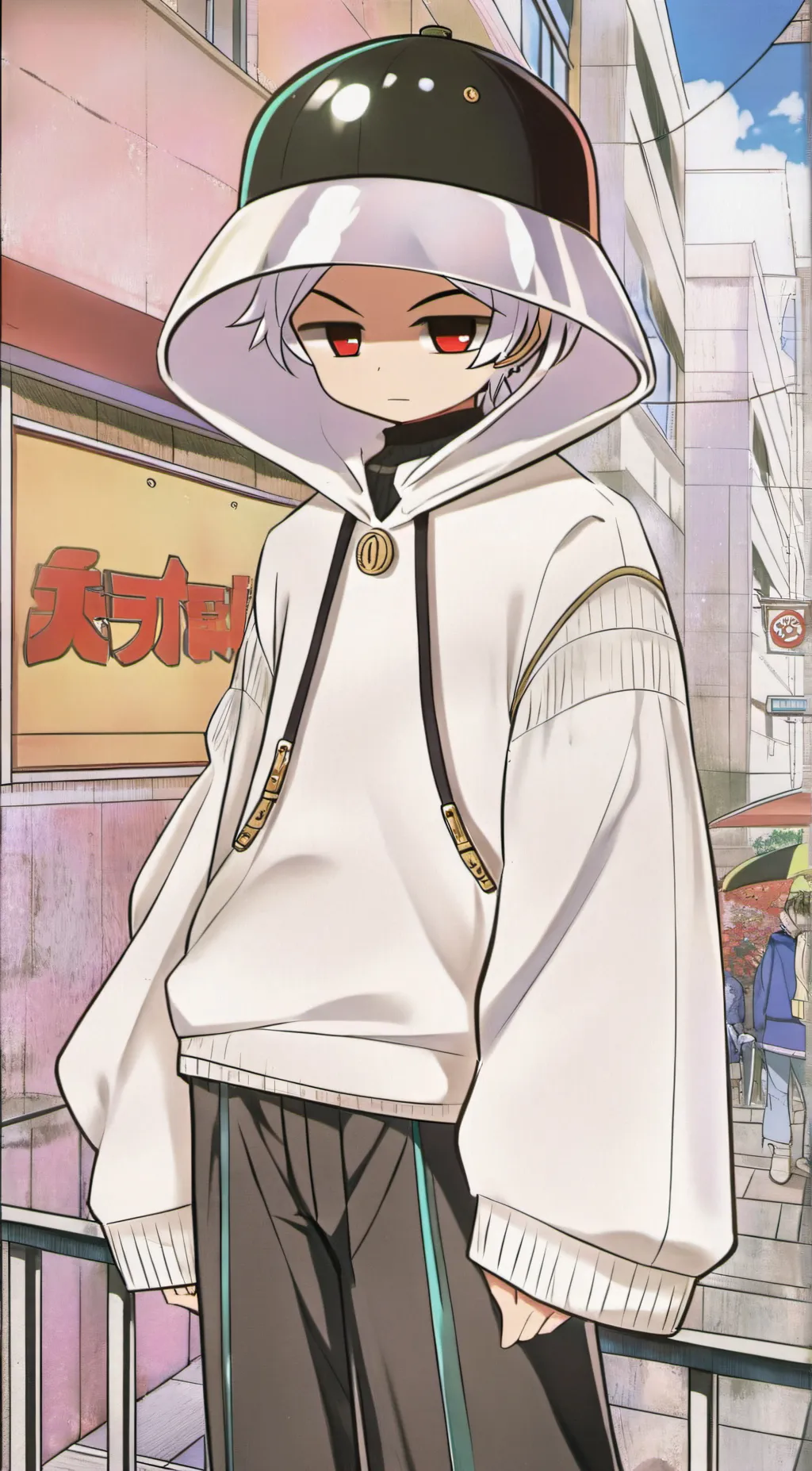 ai character: Hyper background