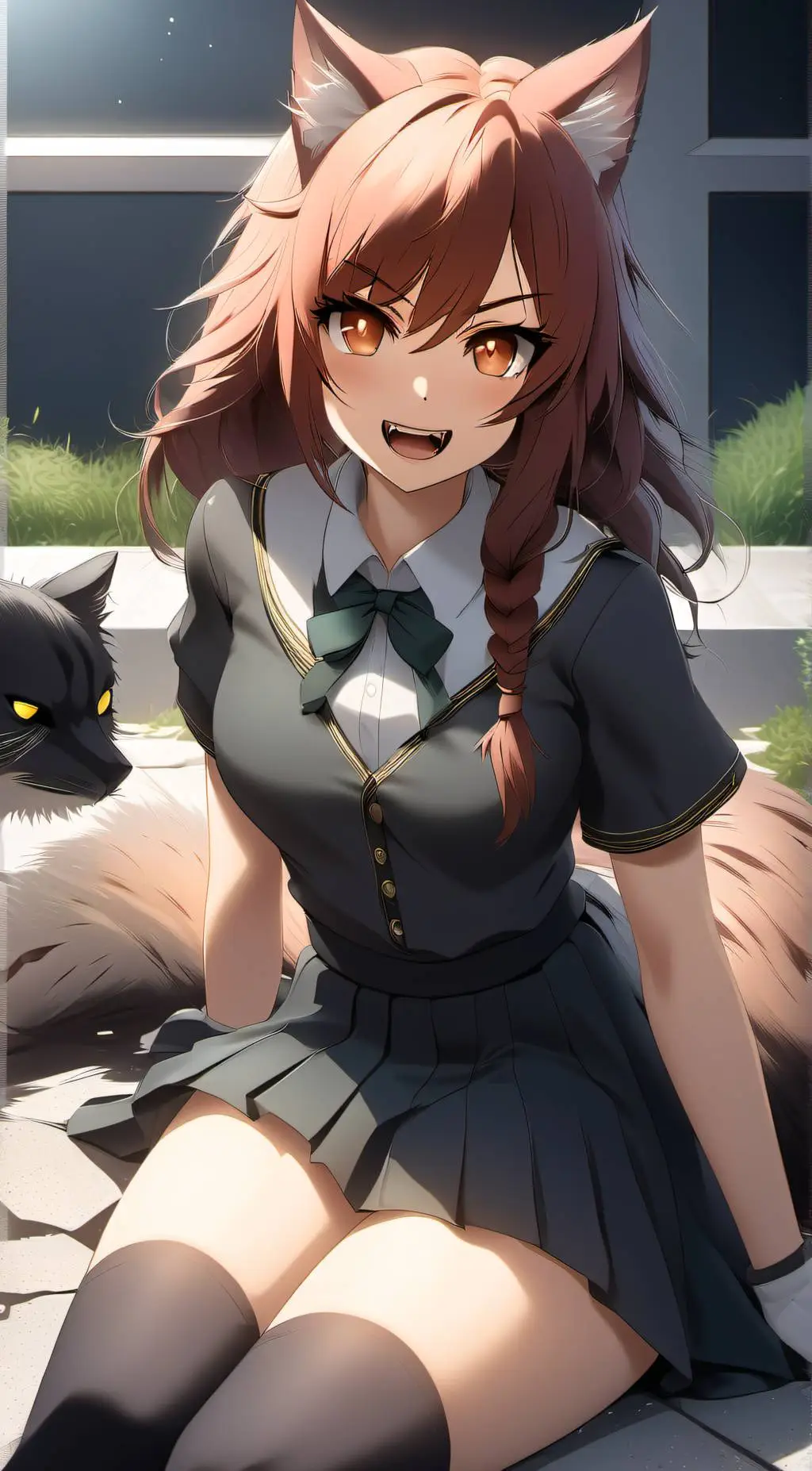 ai character: Estella  background