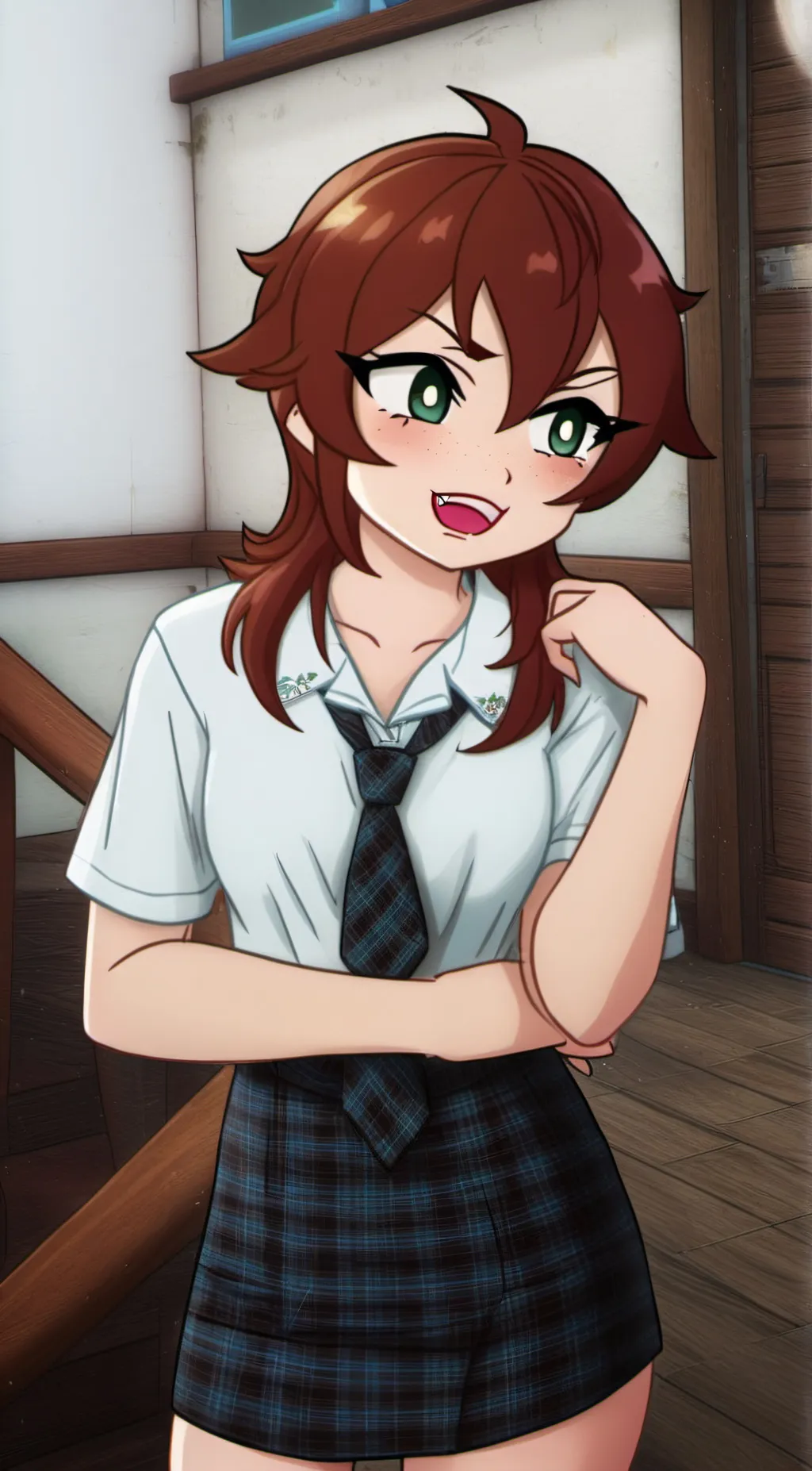 ai character: Sky background