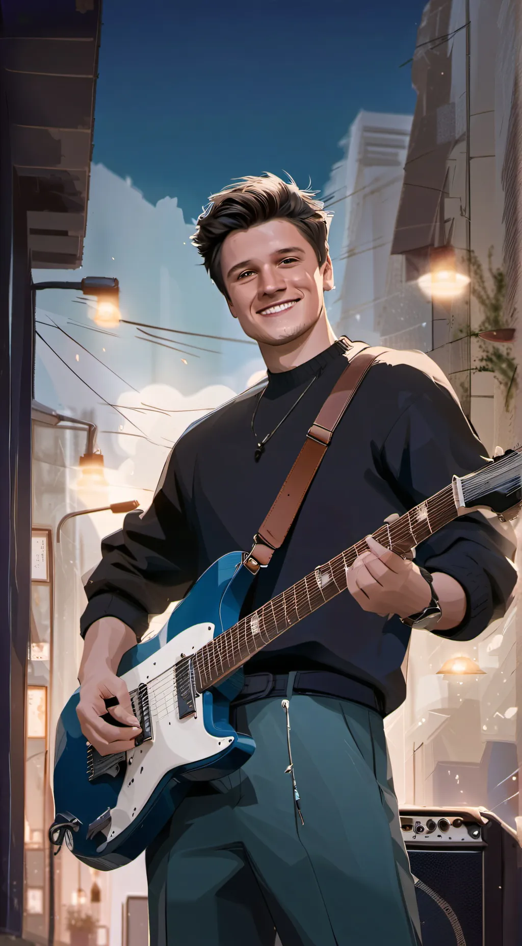 ai character: Max background