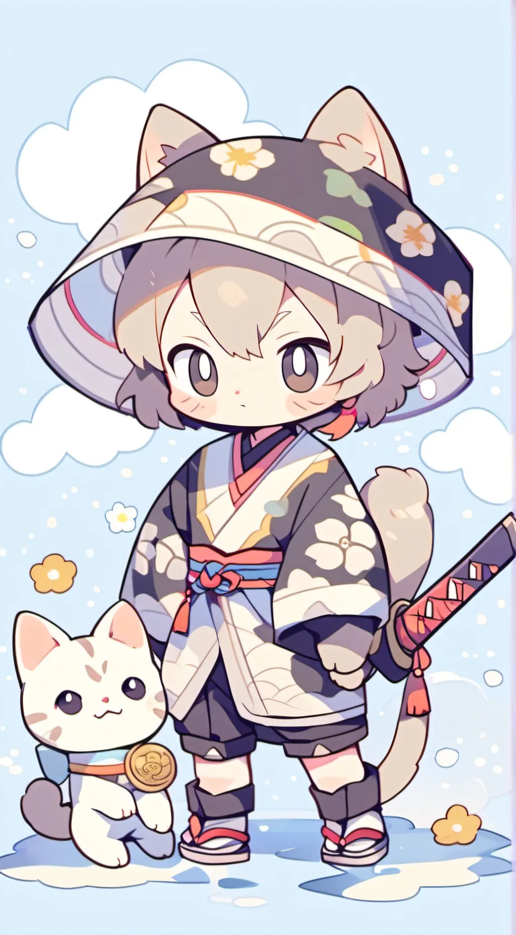 ai character: Kitty background