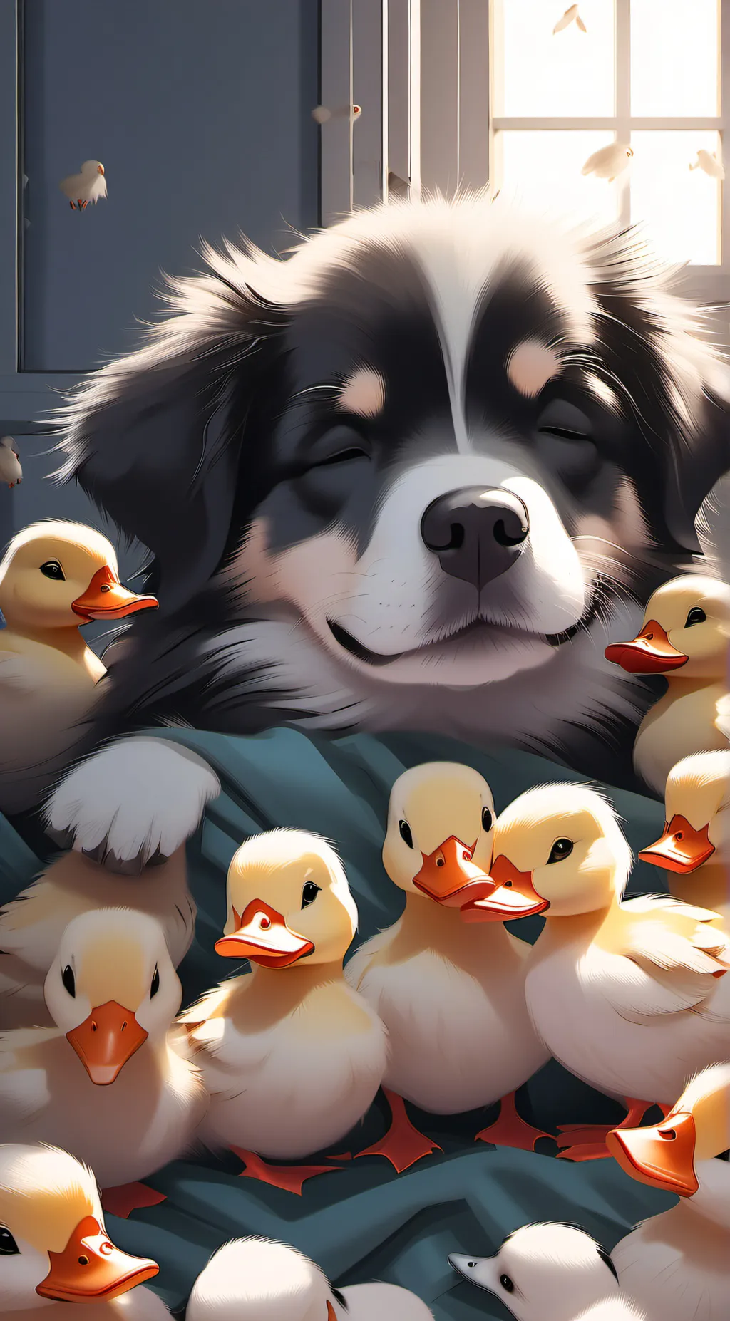 ai character: The dog background