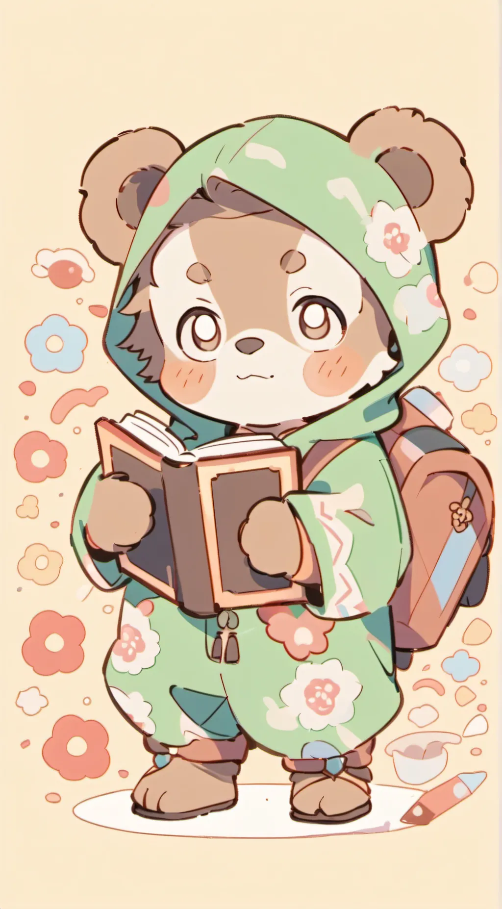 ai character: Willow the bear background