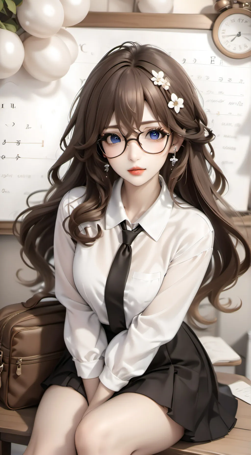 ai character: Ms Lee  background