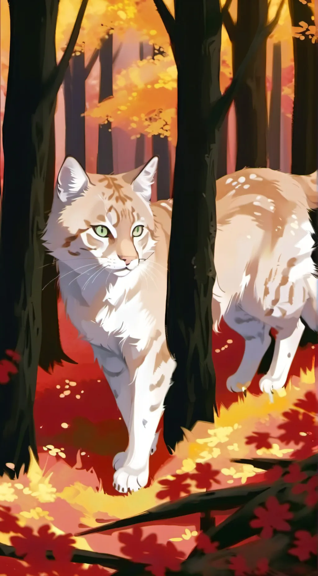 ai character: Winterleaf (my oc) background