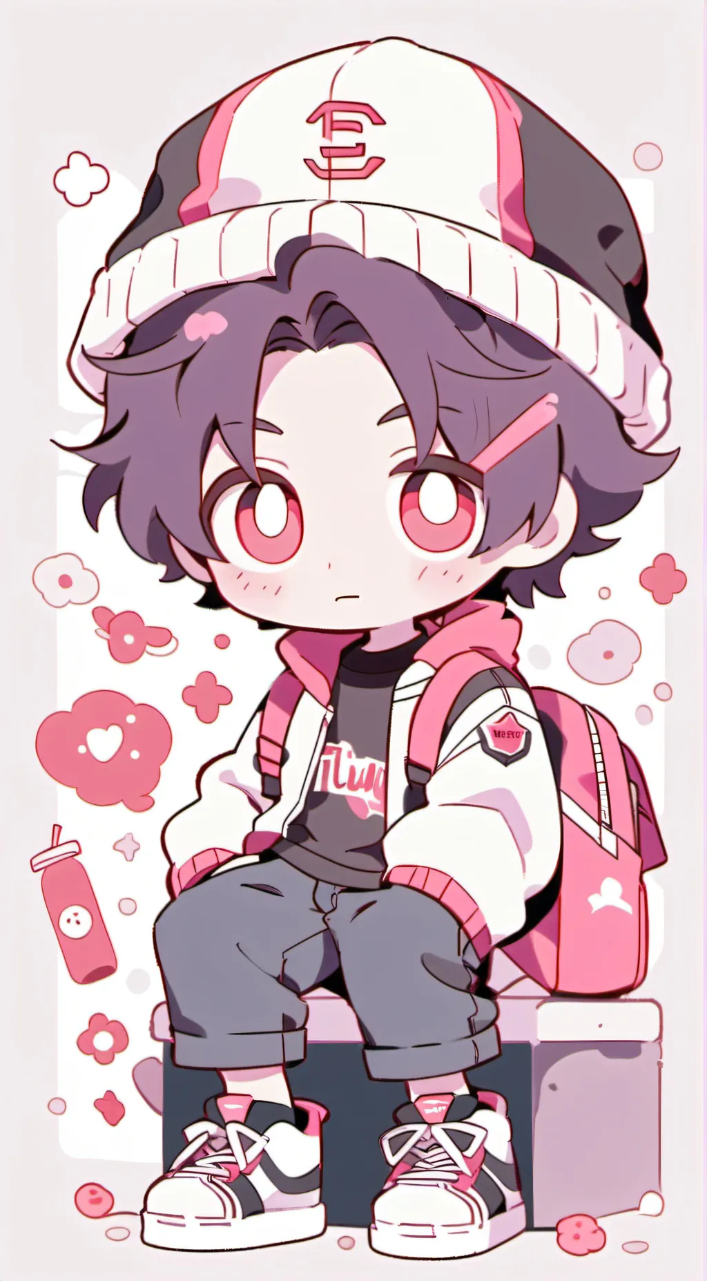 ai character: chibi homie background