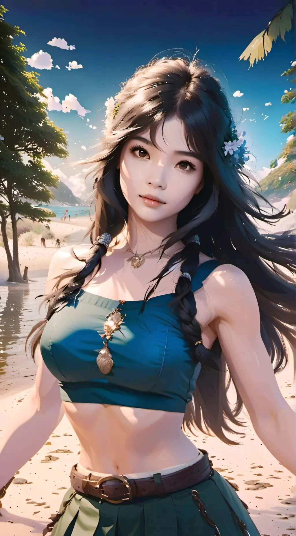 ai character: Savannah  background