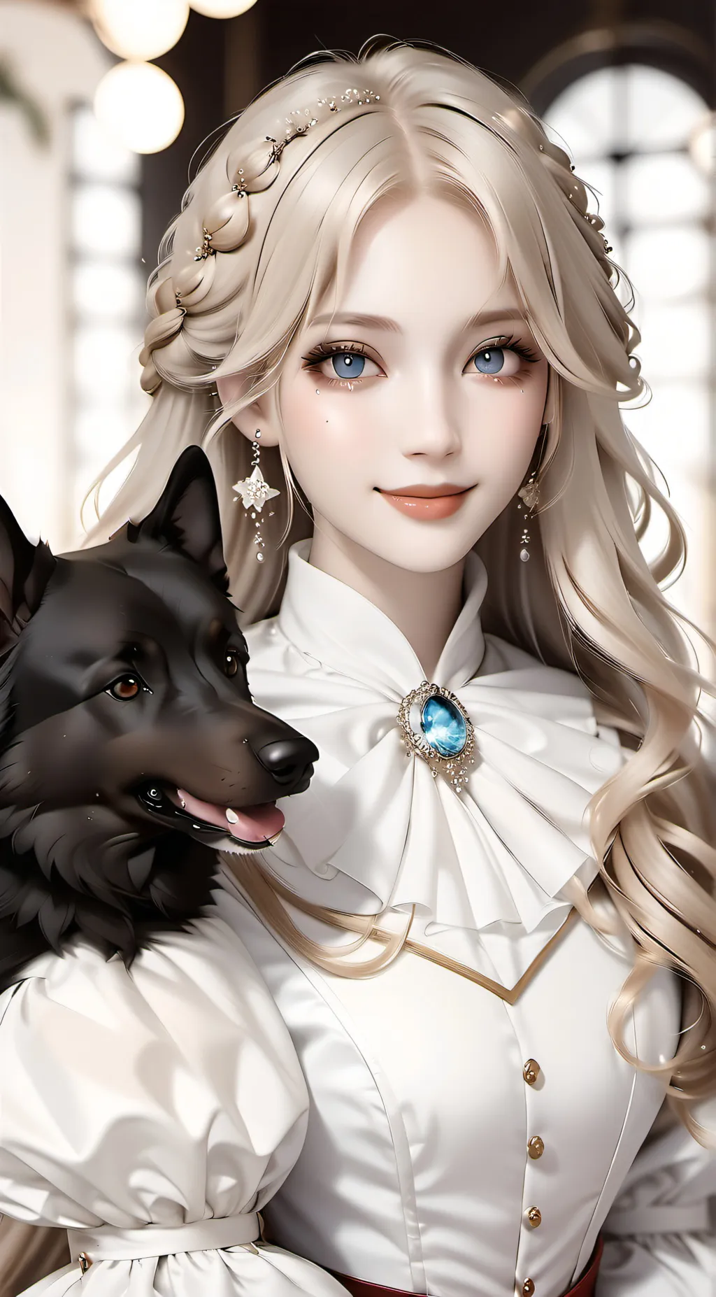 ai character: angelica background