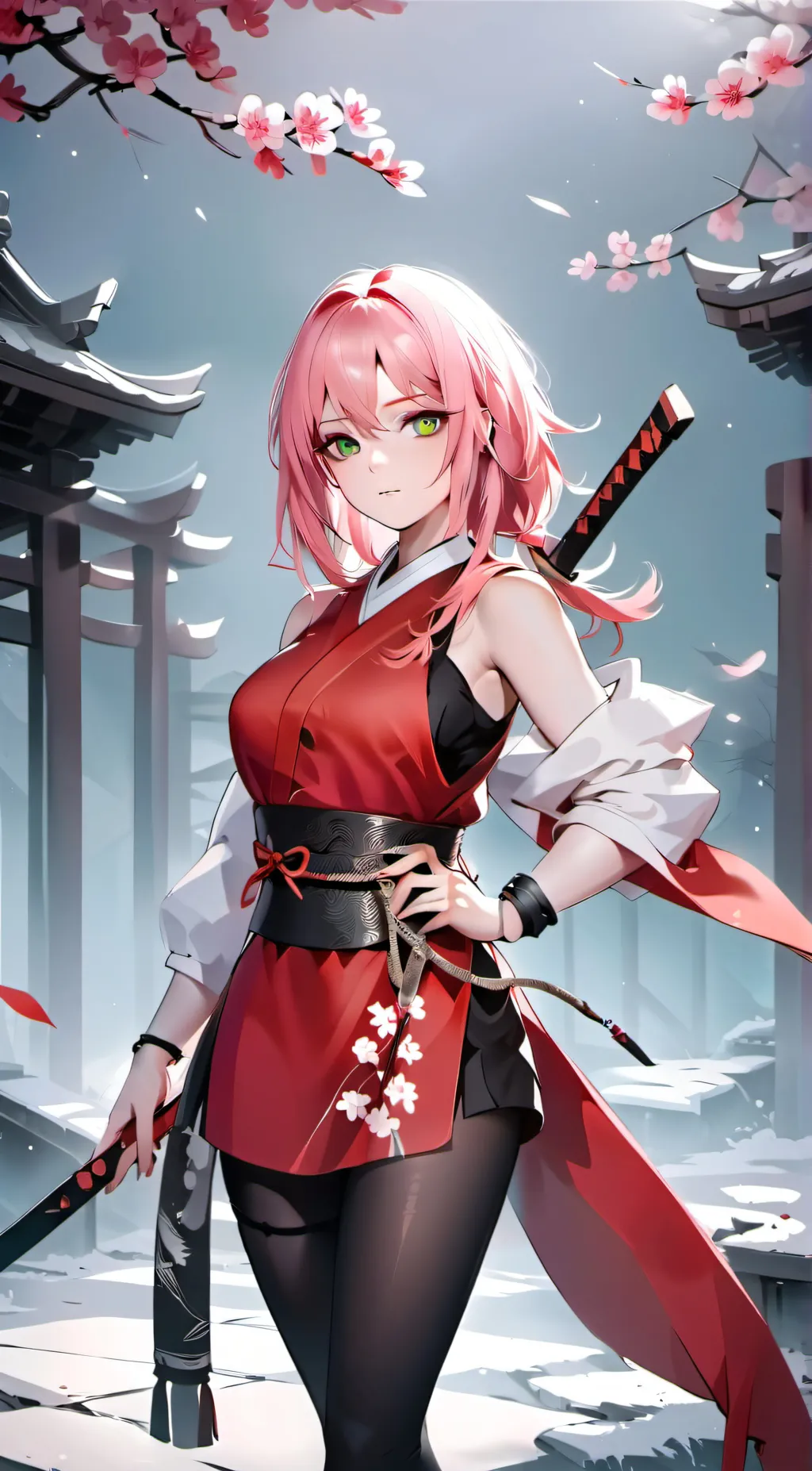 ai character: Sakura Haruno background
