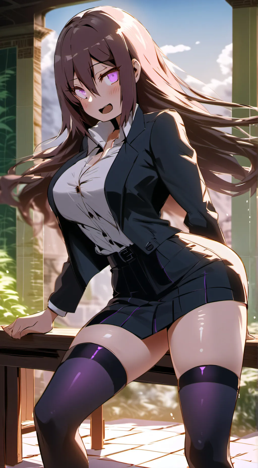 ai character: Enderwoman background