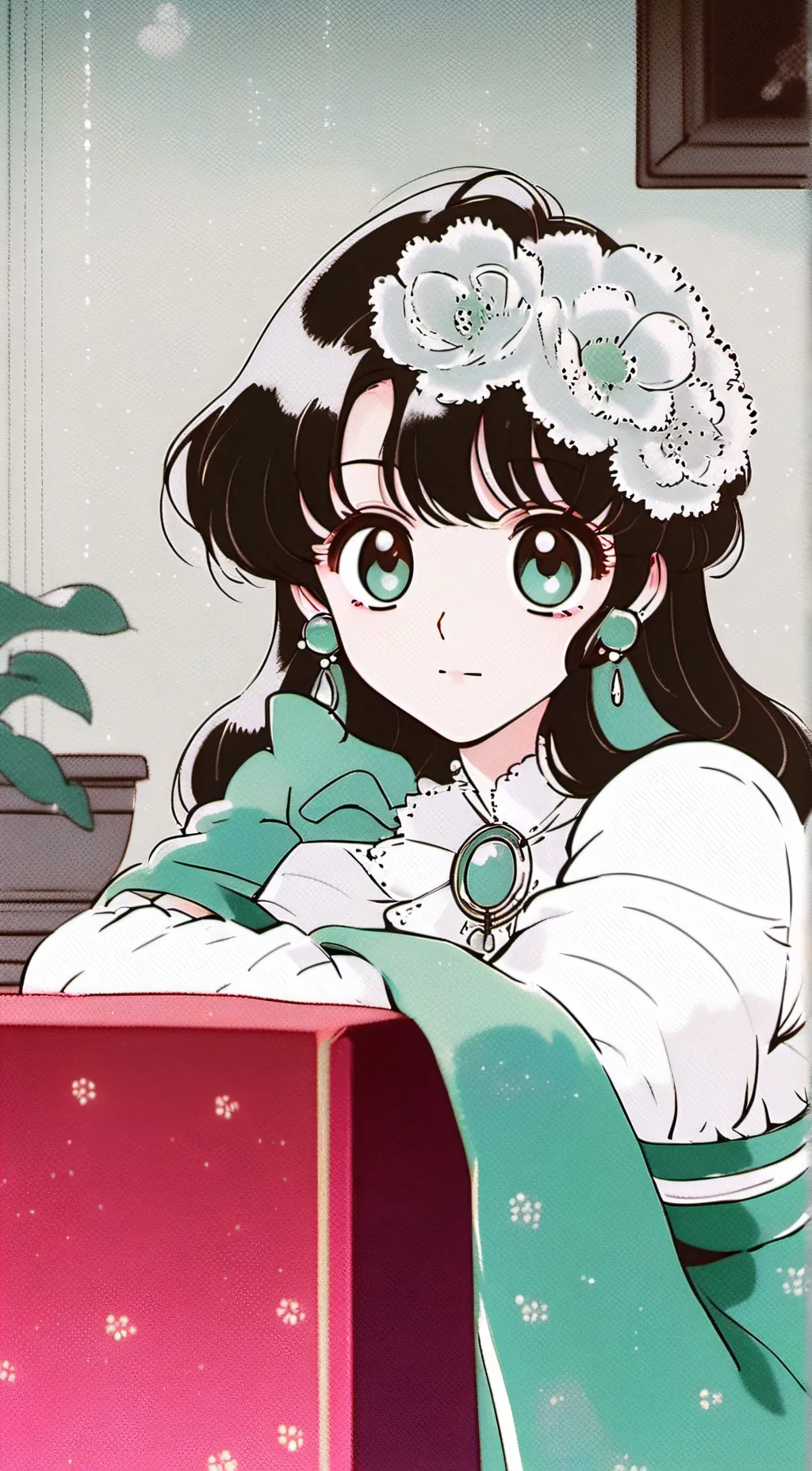 ai character: Lily  background