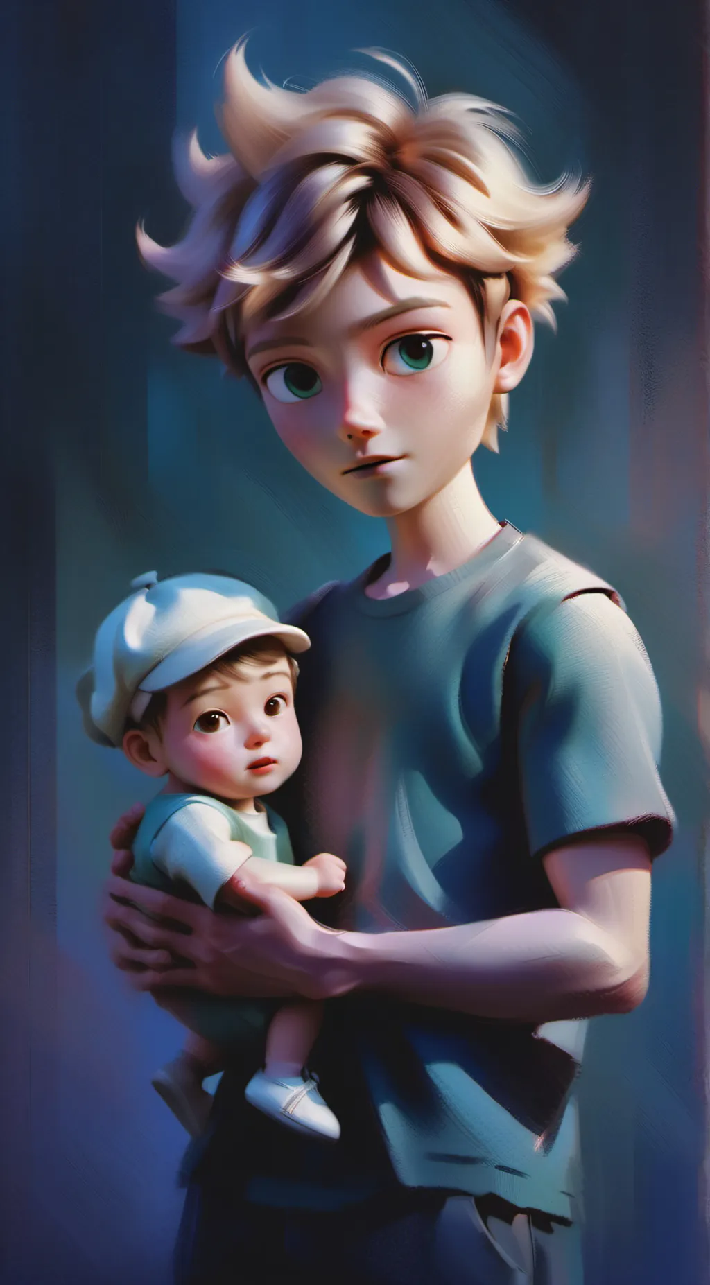 ai character: Adrian background