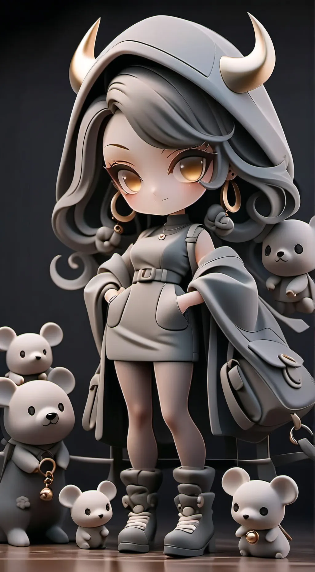 ai character: Evelyn <3 background