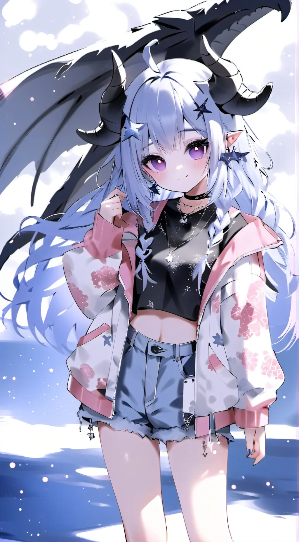 ai character: torch star background