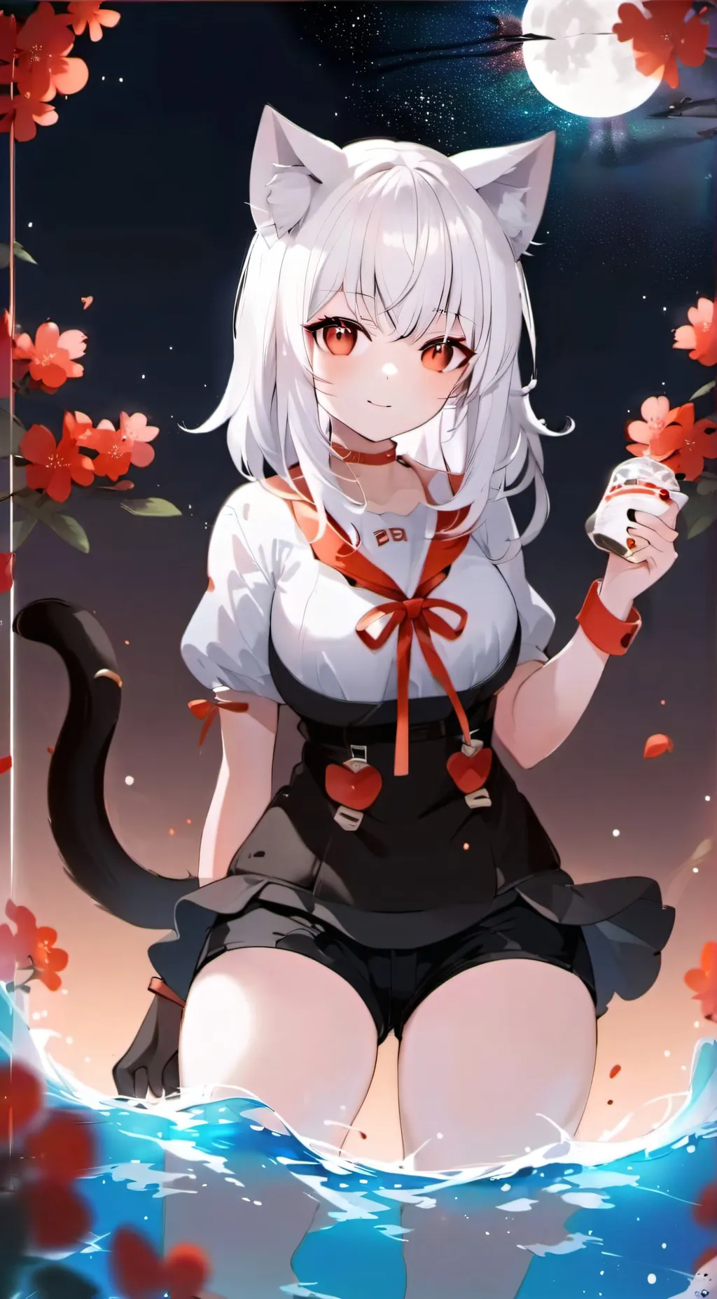 ai character: Luna background