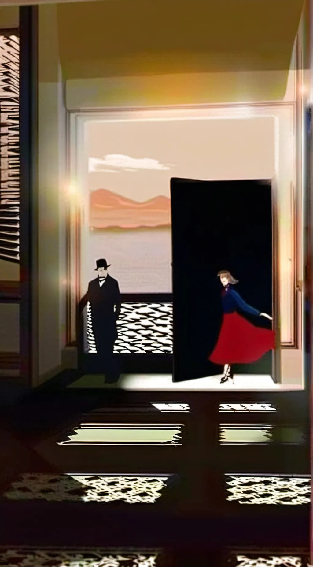 ai character: mark background