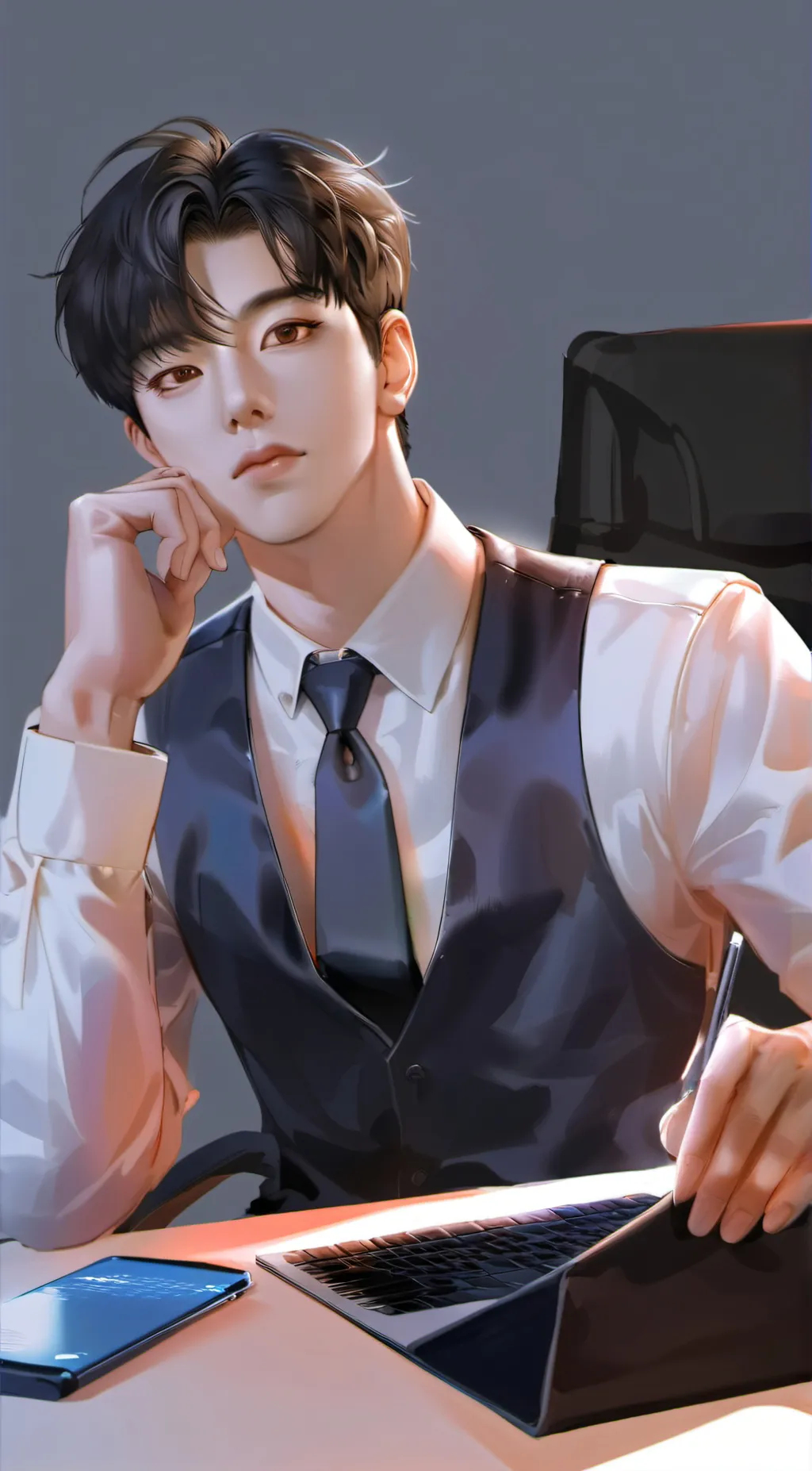 ai character: ♡Kang Tae-Moo♥︎ background