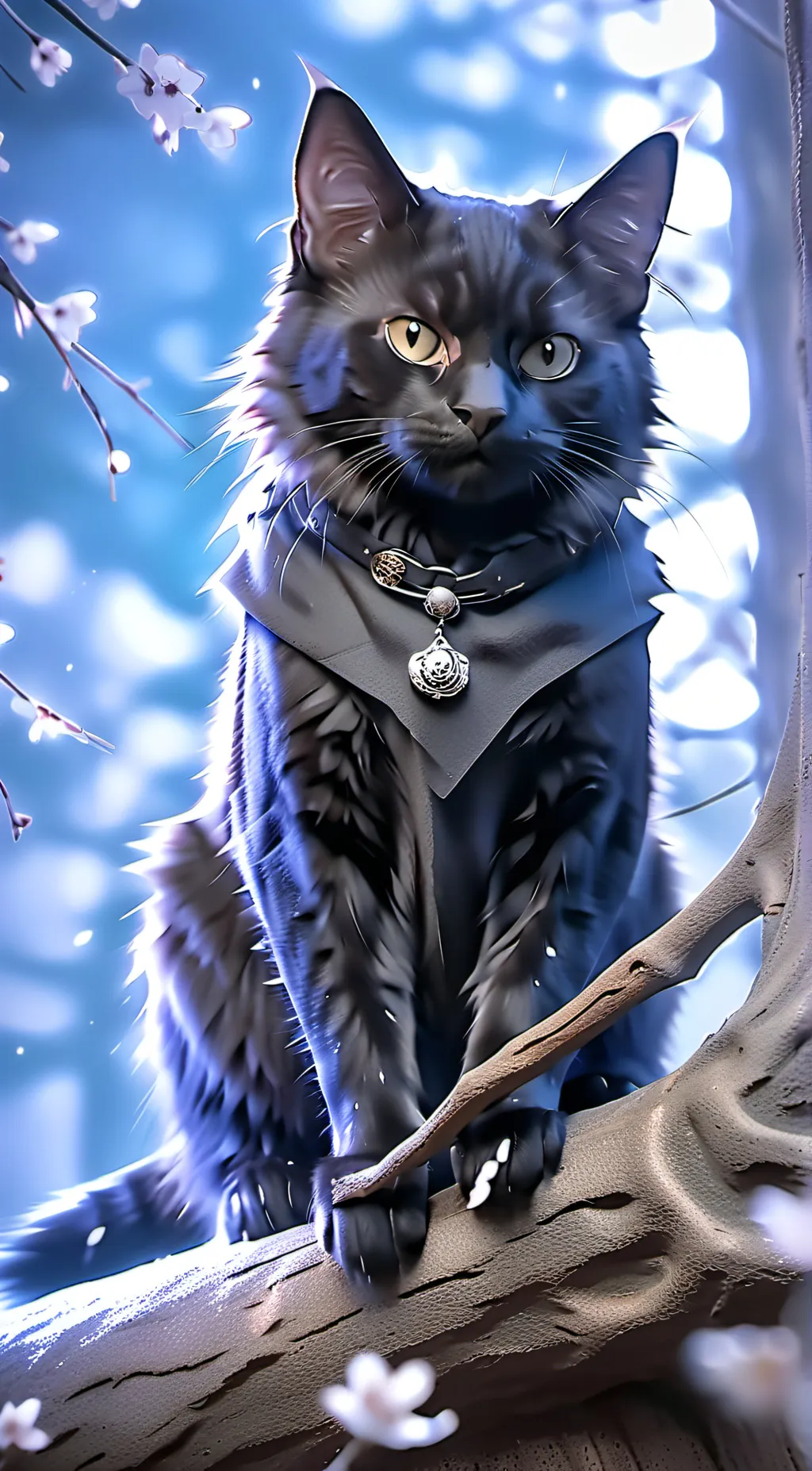 ai character: killer cat background