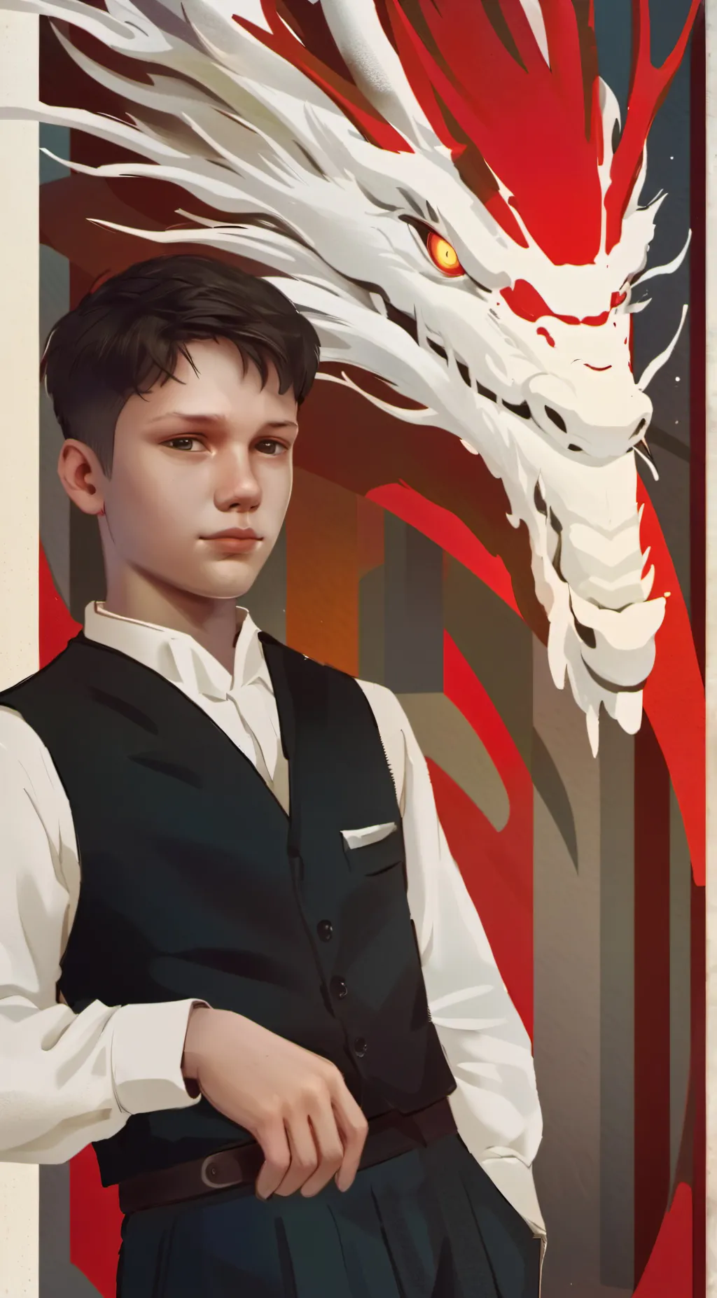 ai character: Thomas. background