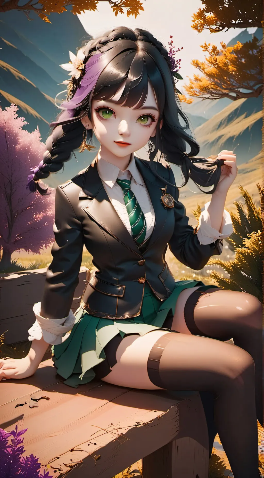 ai character: Olivia background