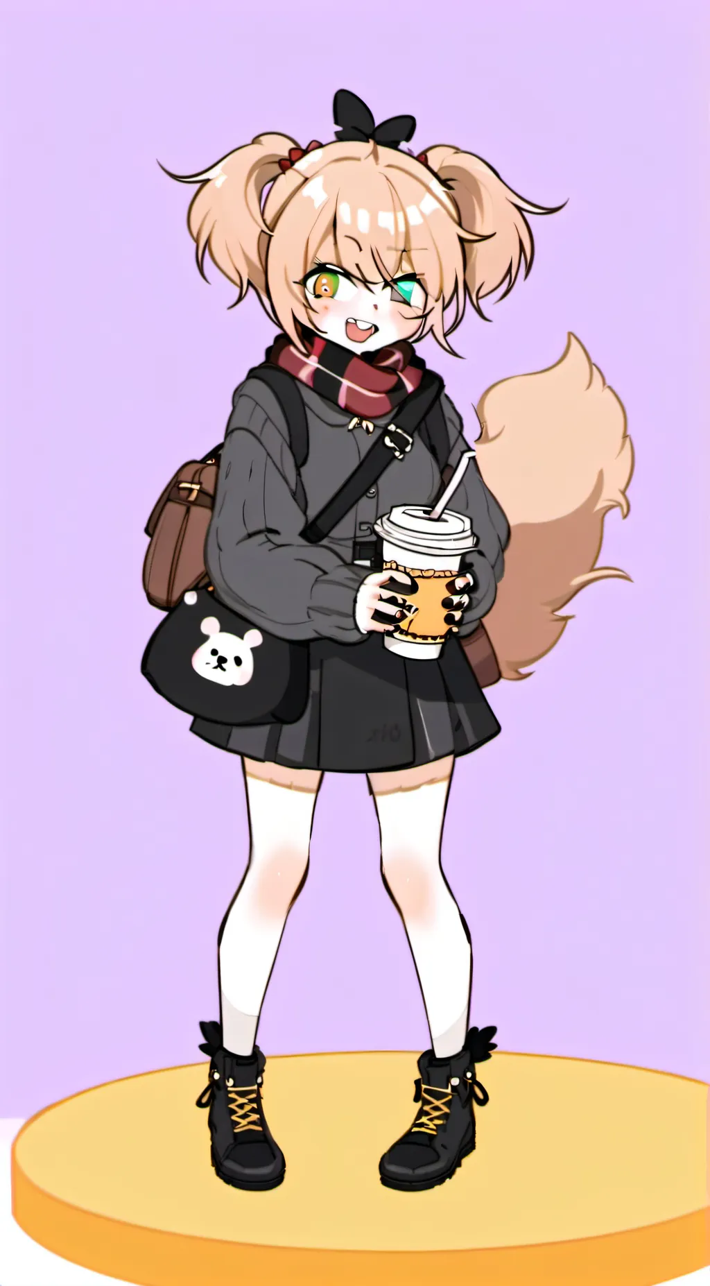 ai character: Puppy cafe~ background
