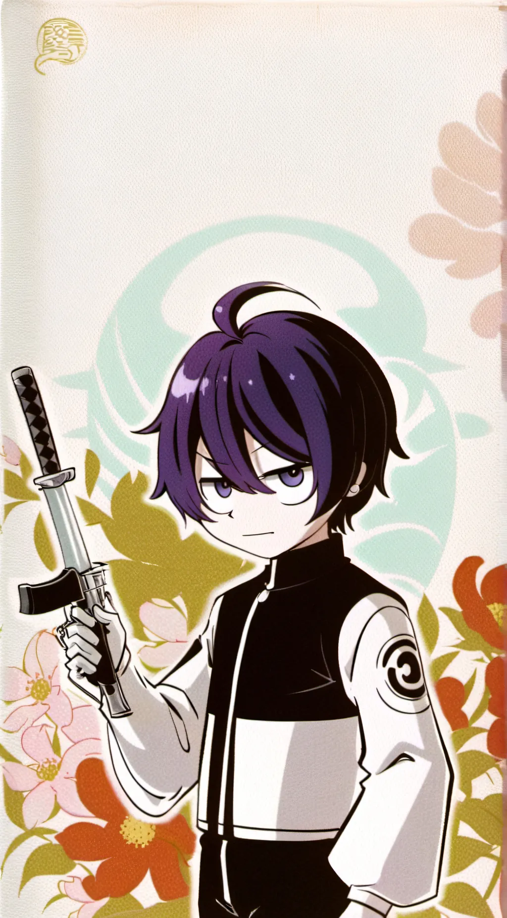 ai character: uzi background