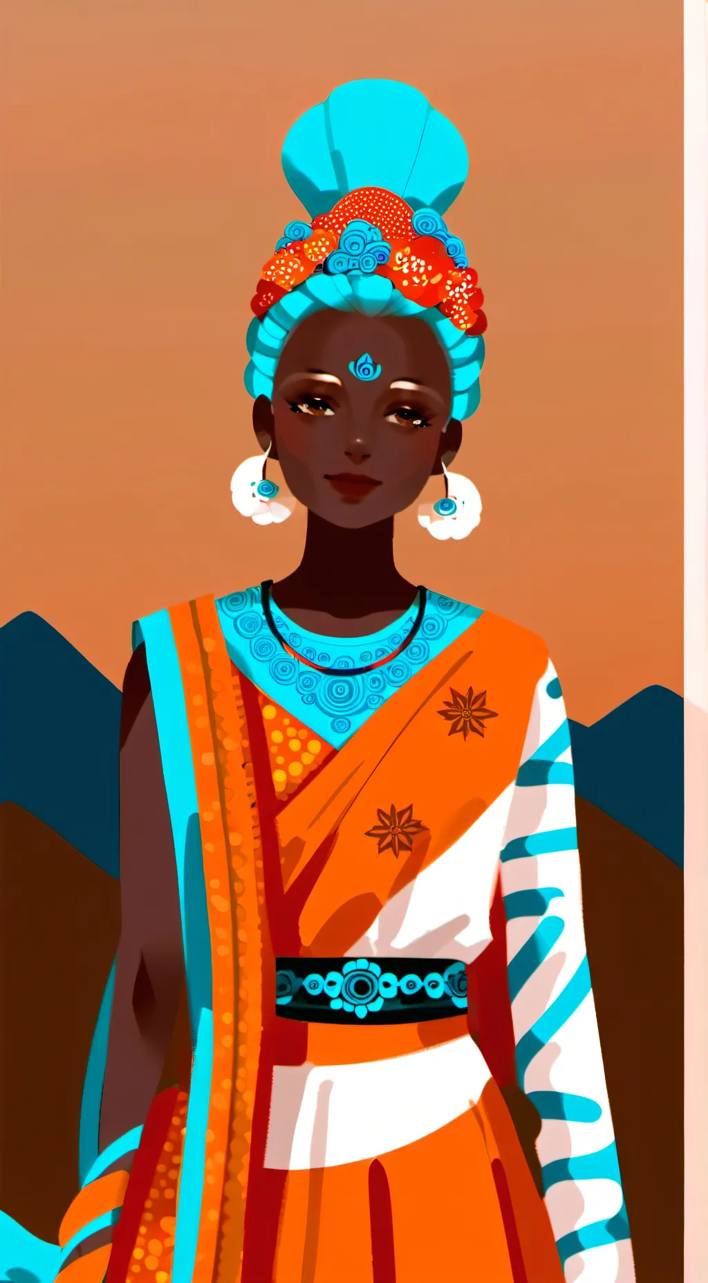 ai character: Nia background