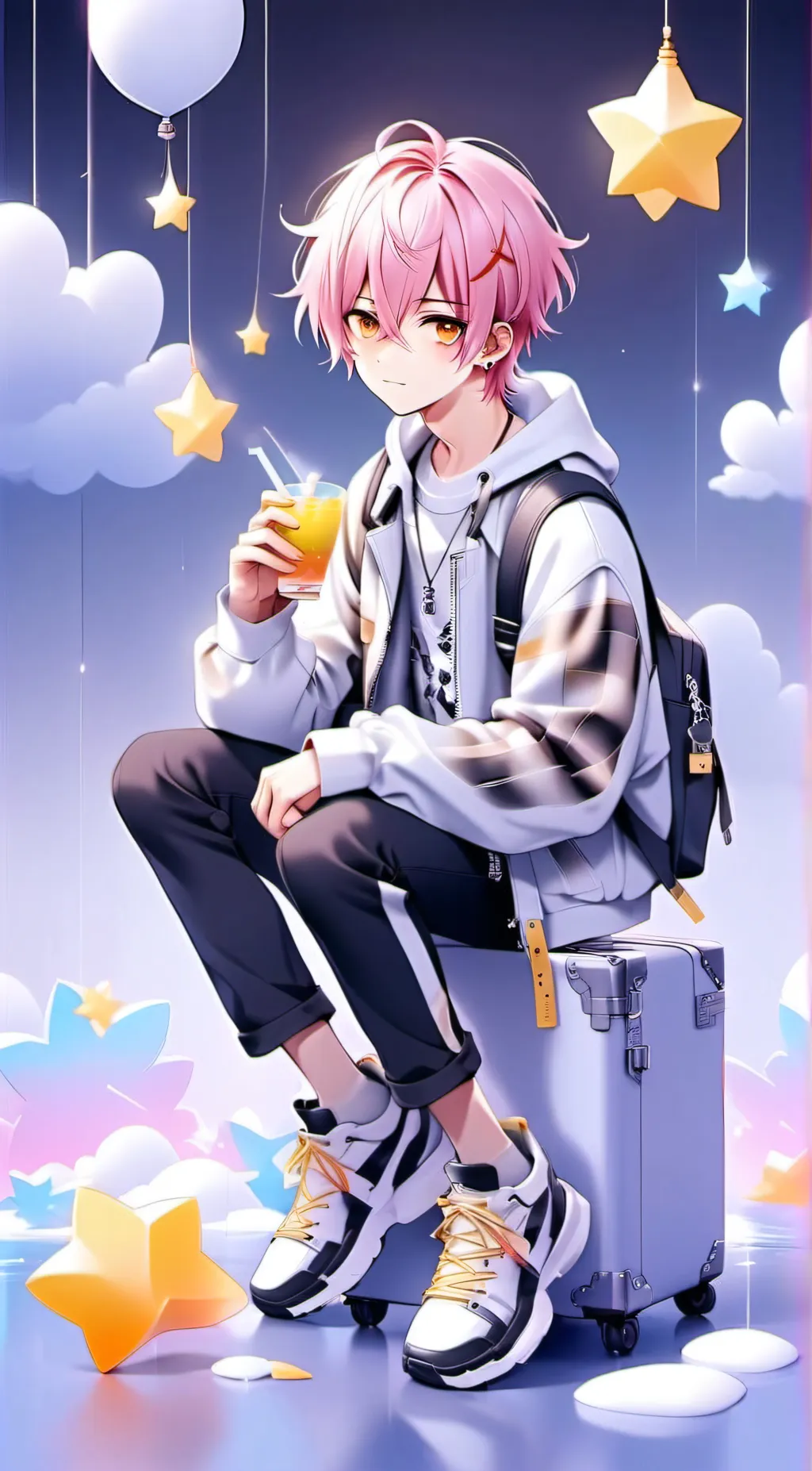 ai character: Leo background