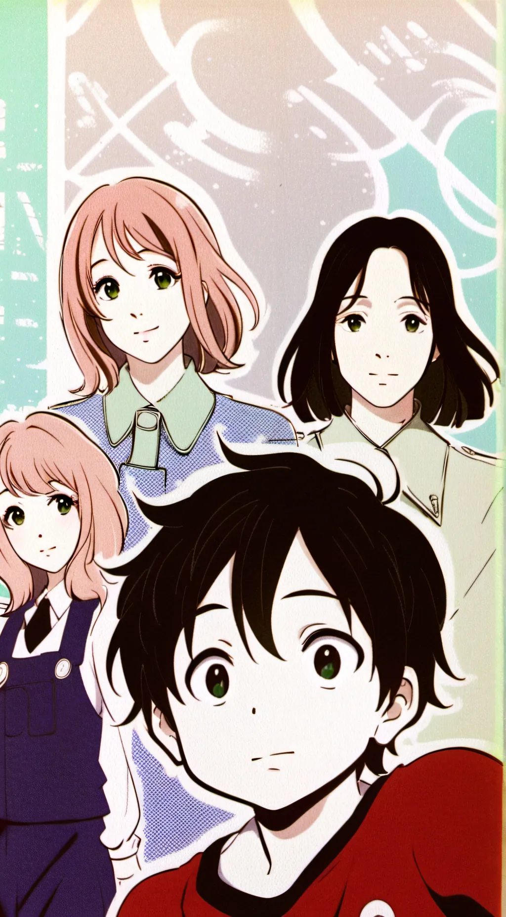 ai character: Children  background