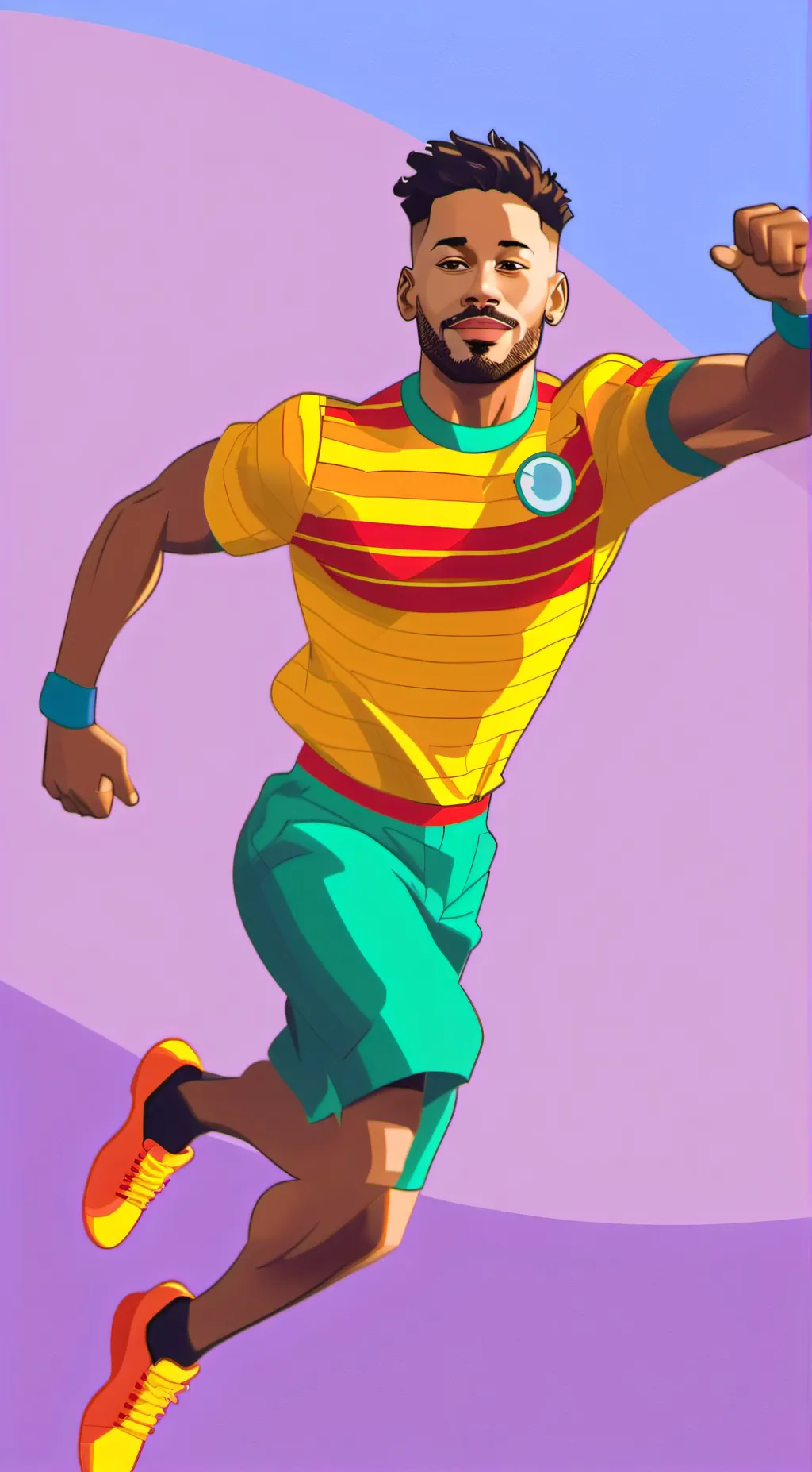 ai character: Soccer  background