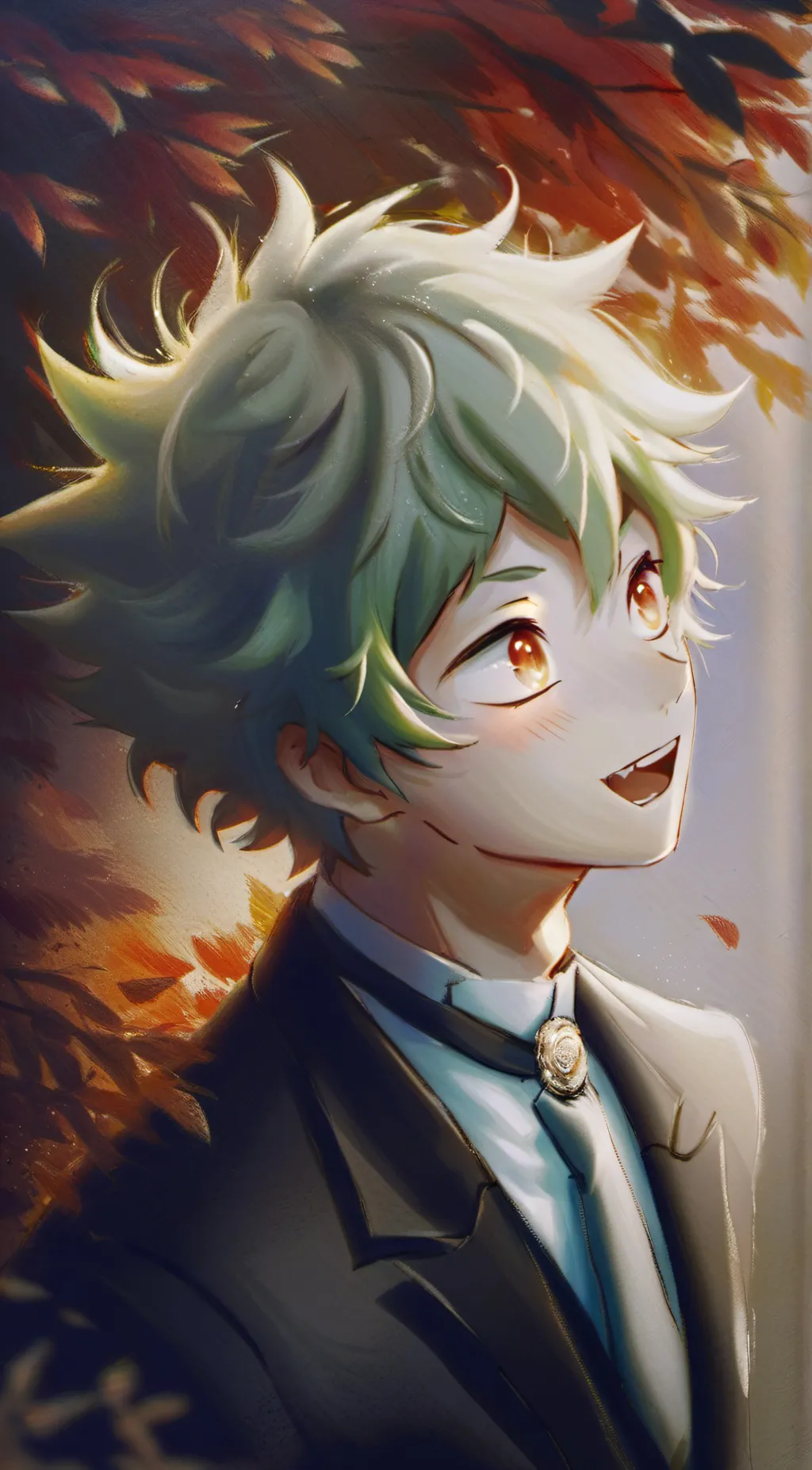 ai character: Izuku  background
