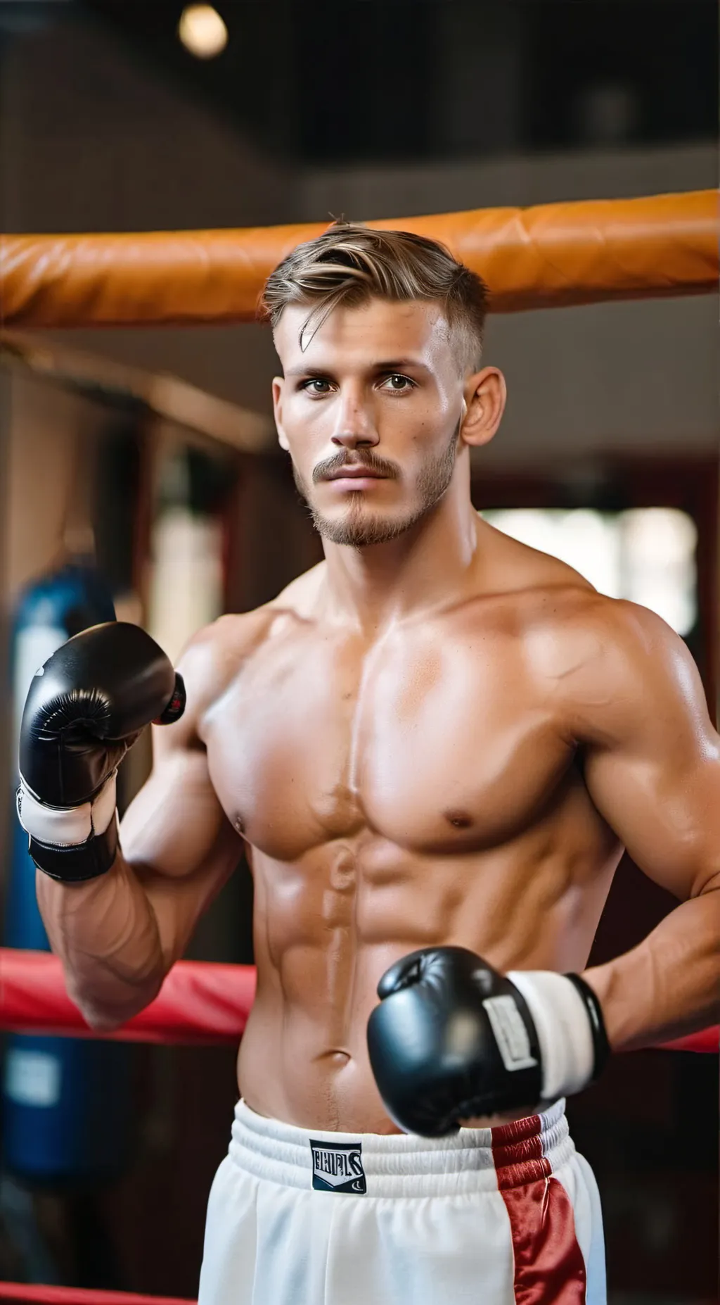 ai character: Mark James  background