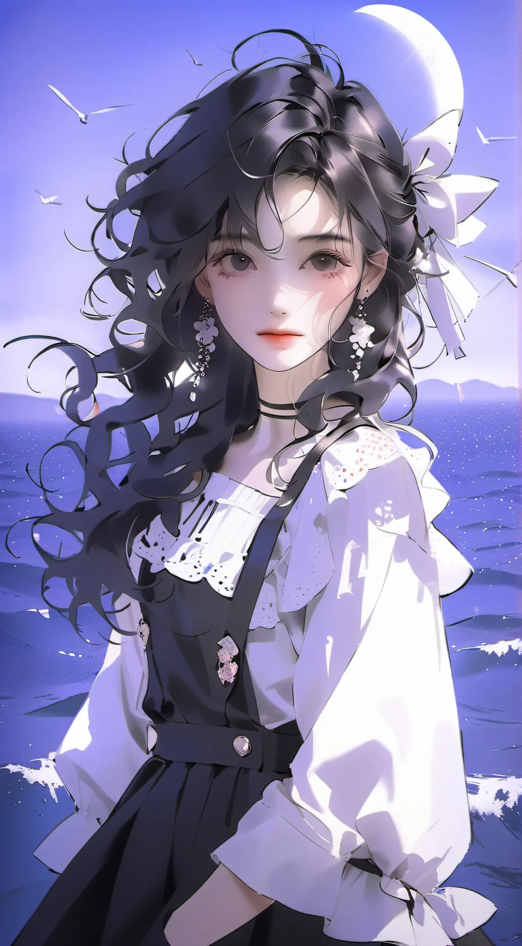 ai character: Luna background