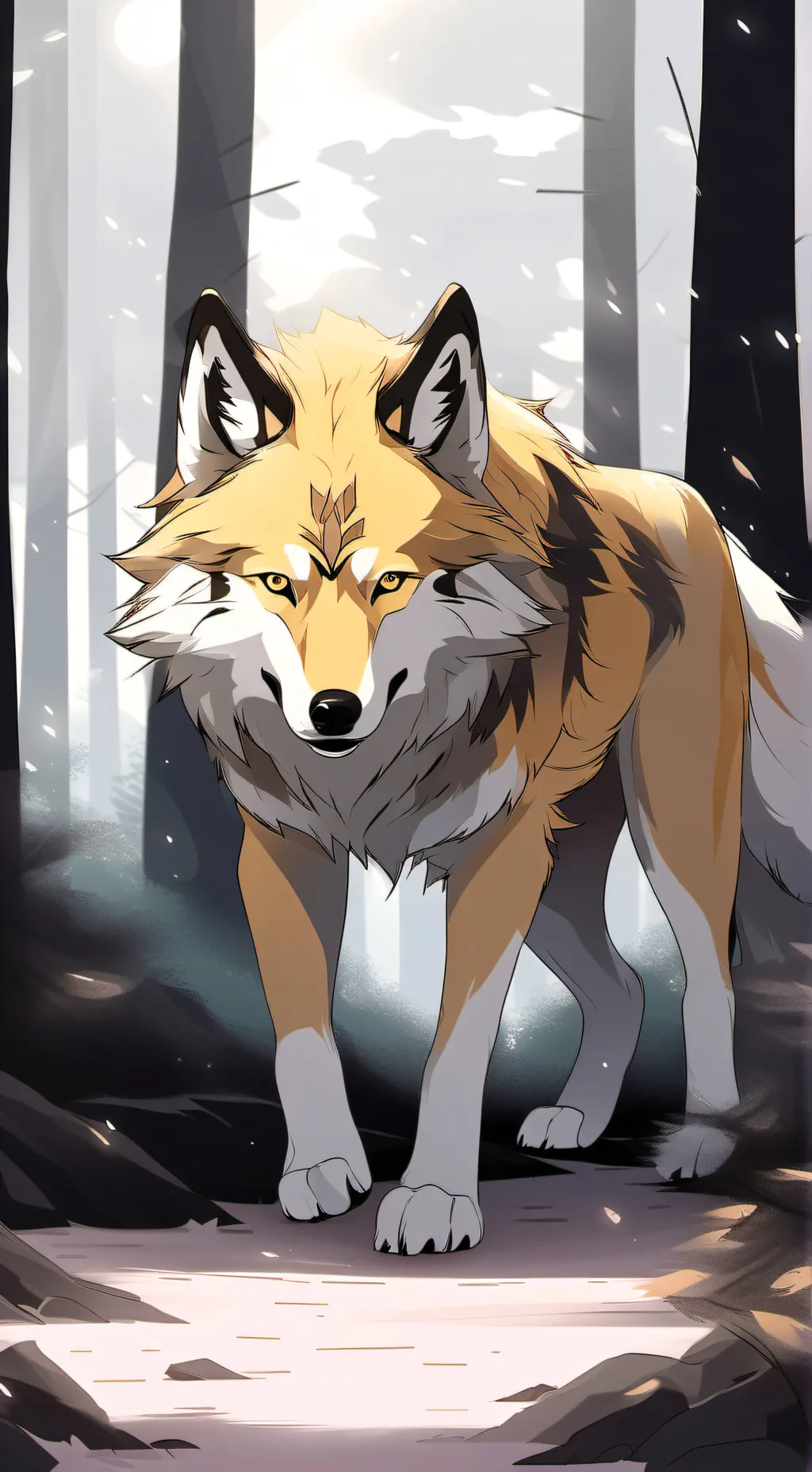 ai character: elemental background