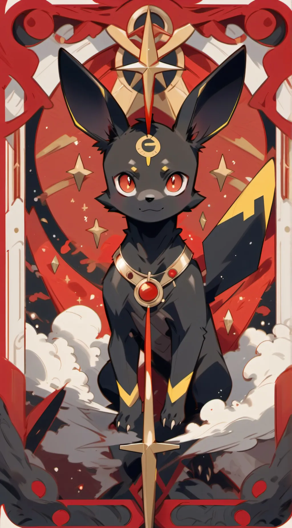 ai character: Umbreon background
