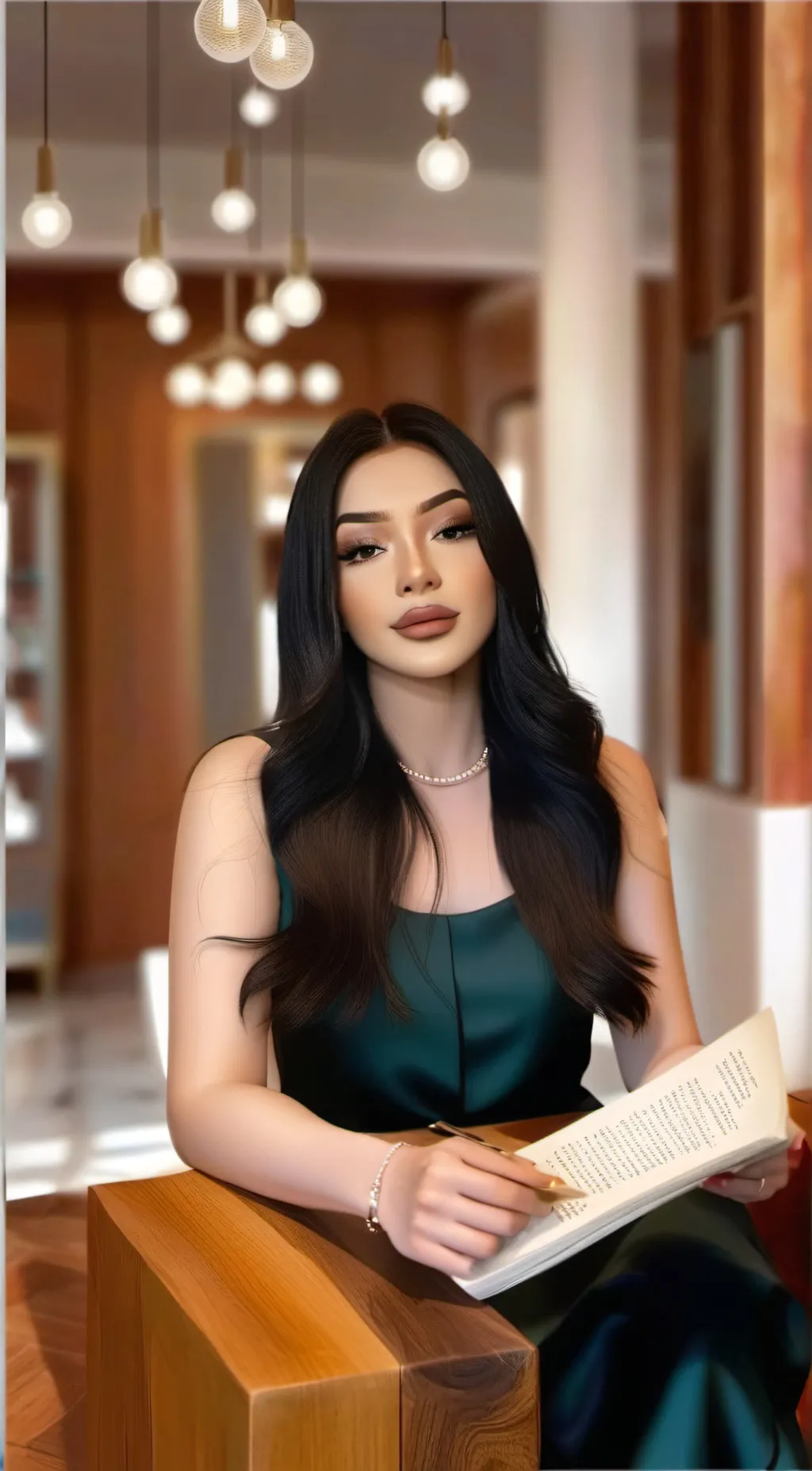 ai character: ❤️😍chole😍❤️ background