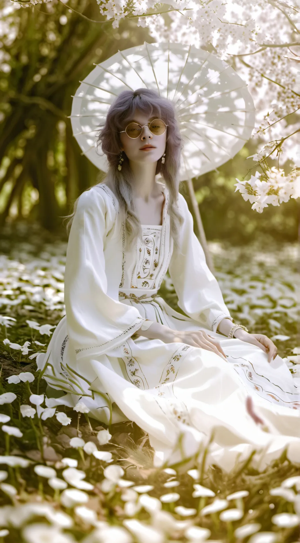 ai character: bunny girl  background