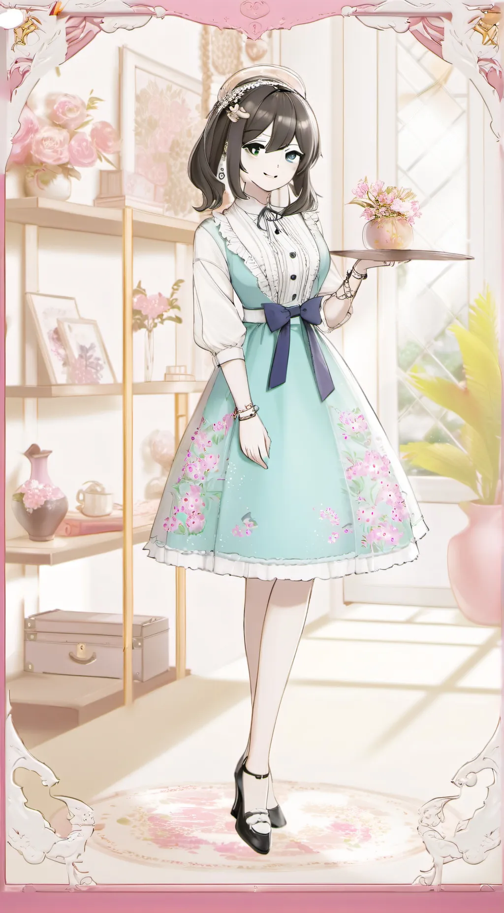 ai character: Kitsunni background