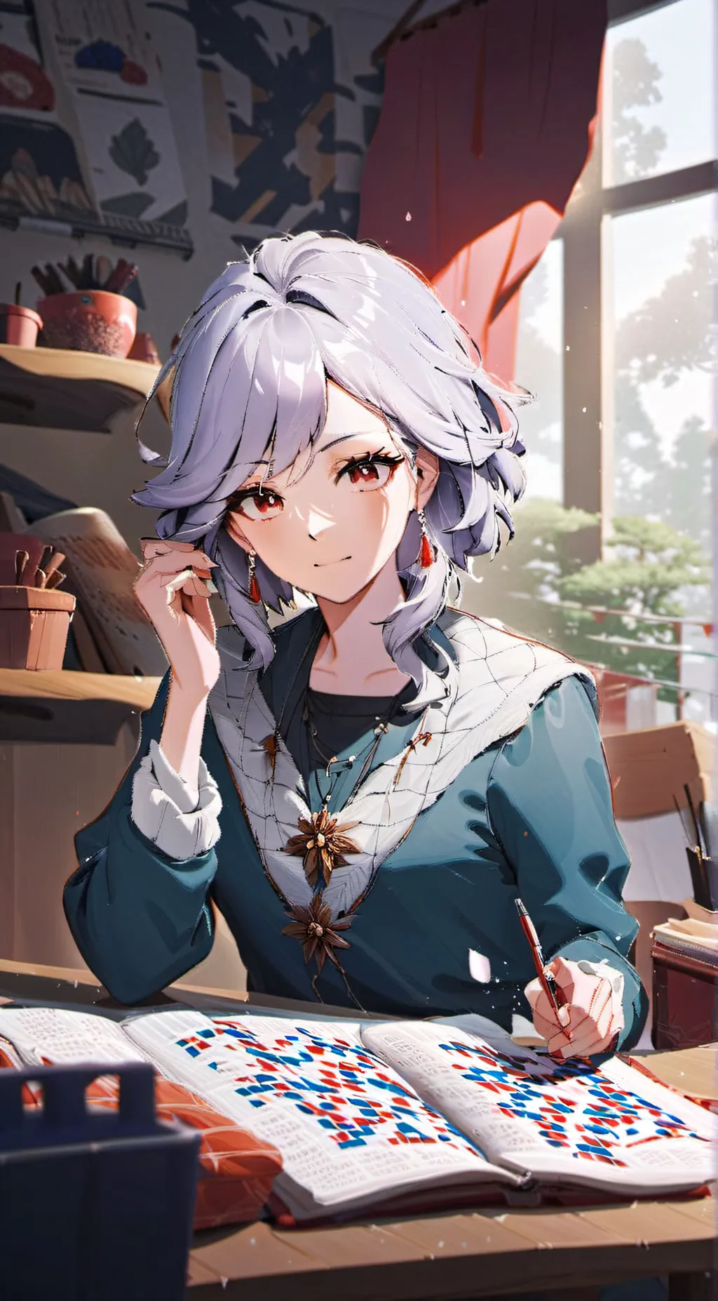 ai character: Aria background