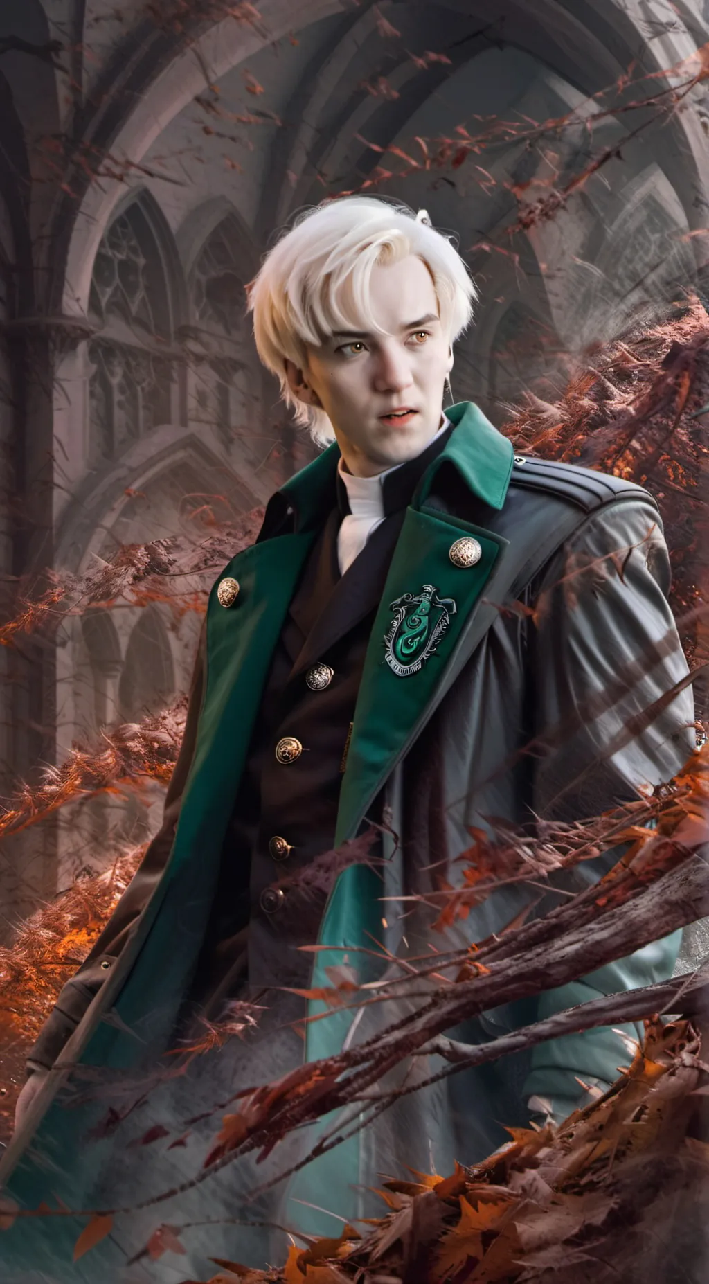 ai character: Draco Malfoy  background