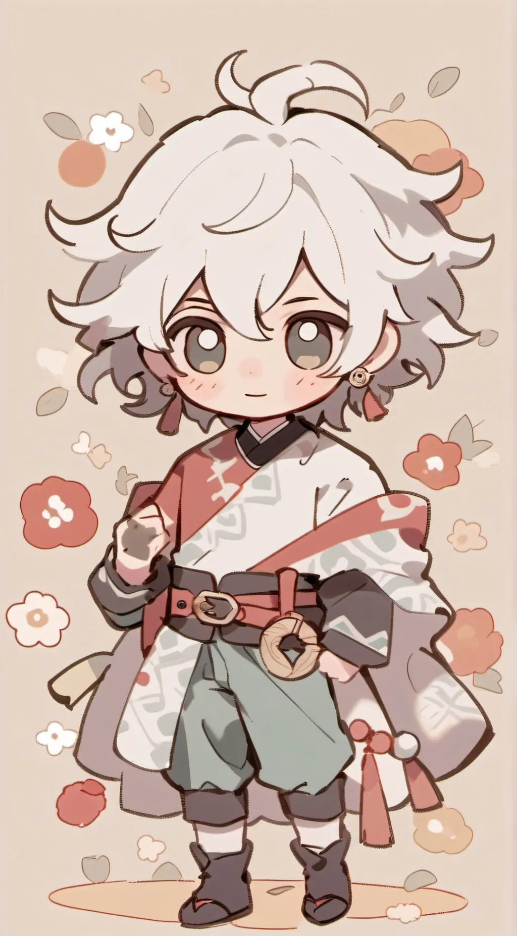 ai character: :)) background