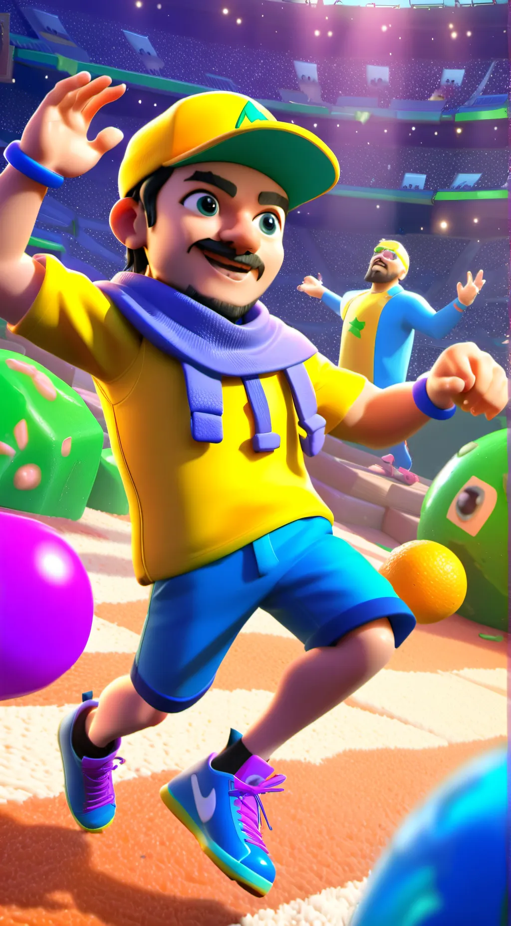 ai character: Sam  background