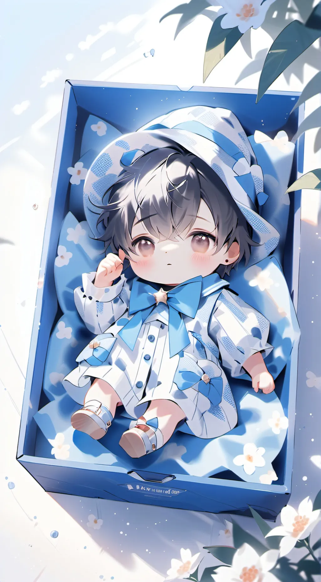 ai character: baby 1 ywar old background